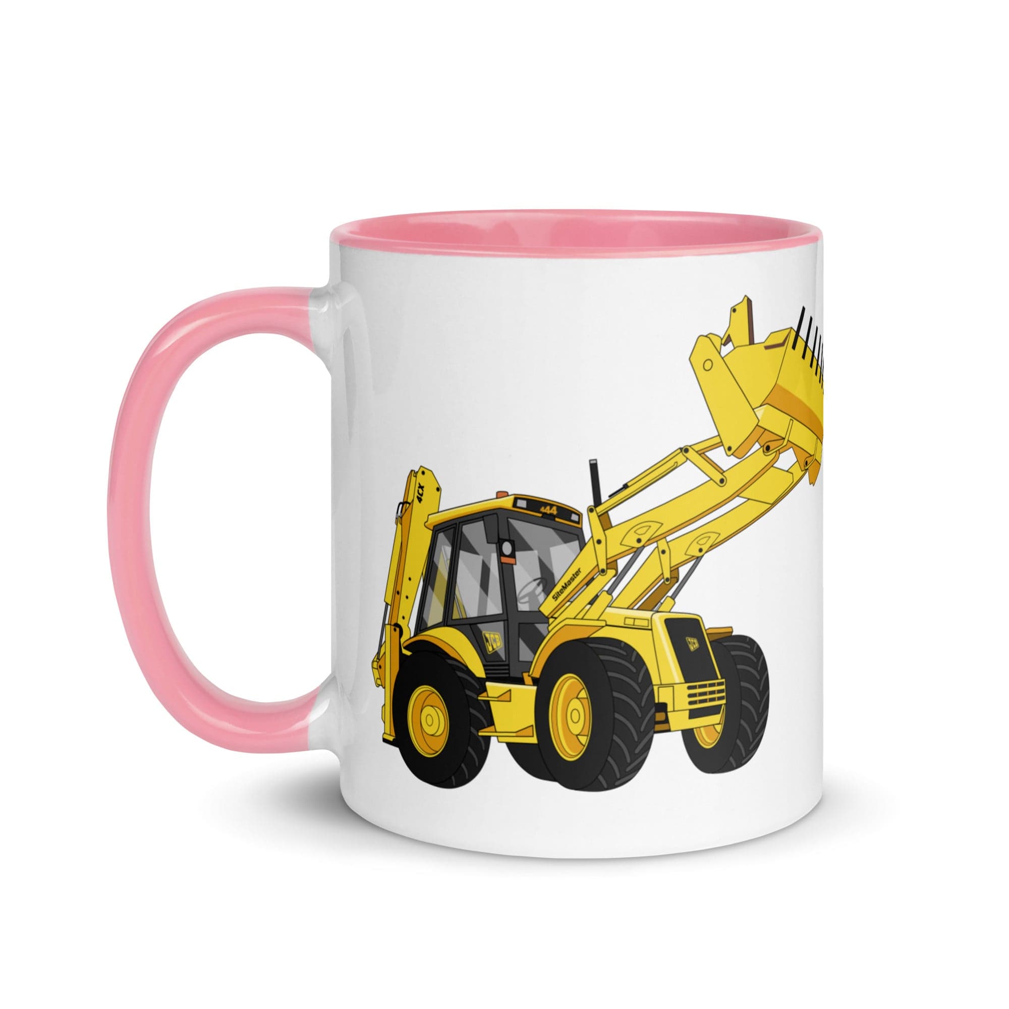 The Tractors Mugs Store JCB 4CX Project 8 | Mug with Color Inside Quality Farmers Merch