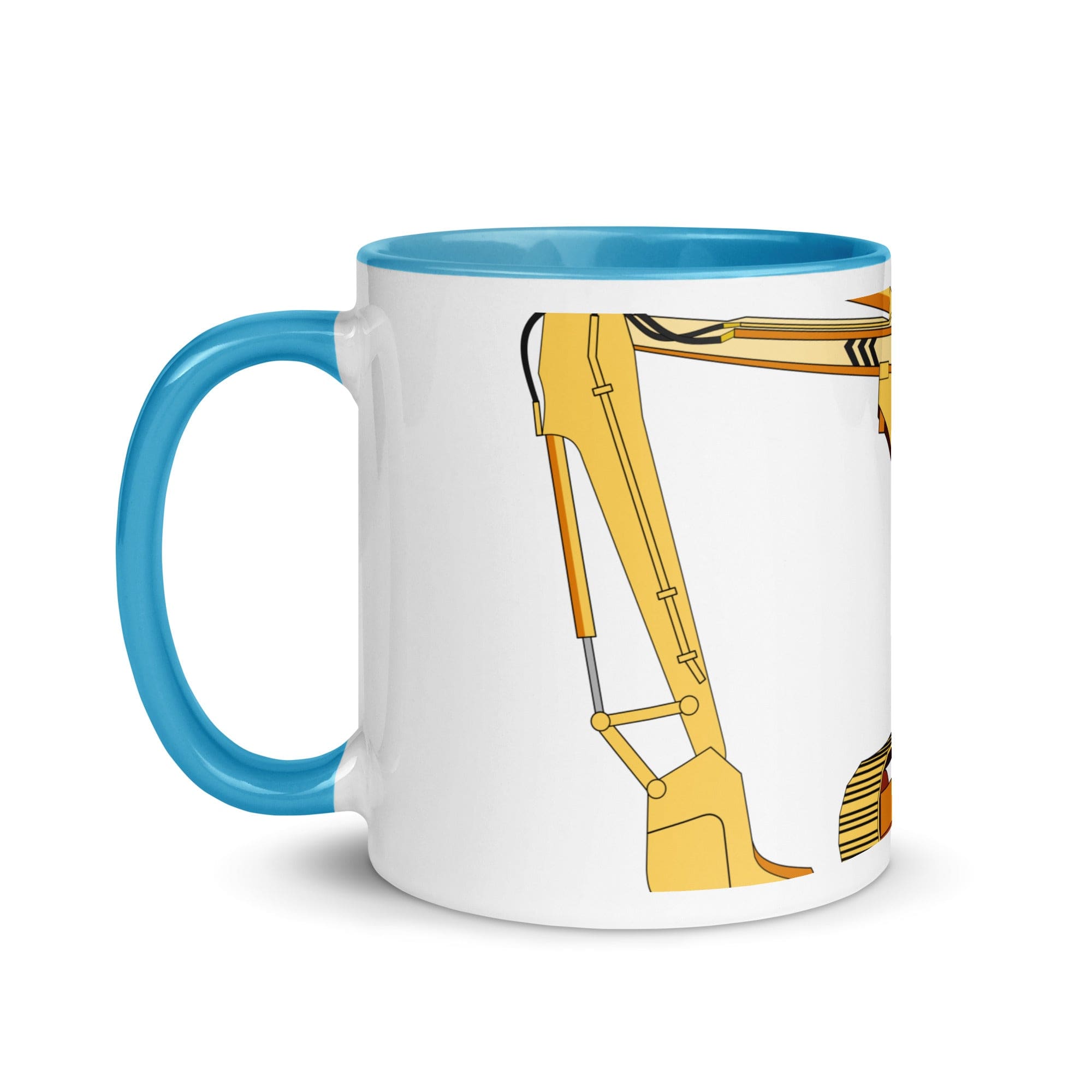 The Tractors Mugs Store JCB 814 Super 2.0 Mug with Color Inside Quality Farmers Merch