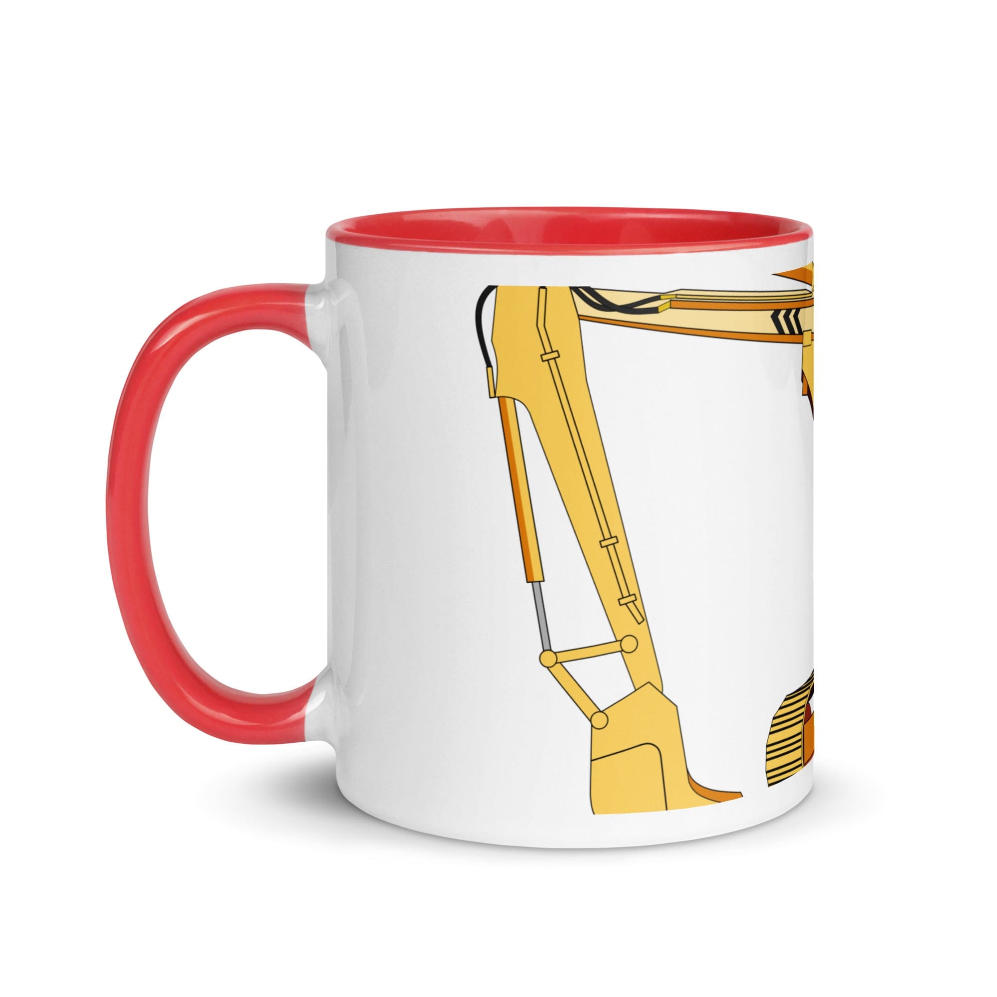 The Tractors Mugs Store JCB 814 Super 2.0 Mug with Color Inside Quality Farmers Merch