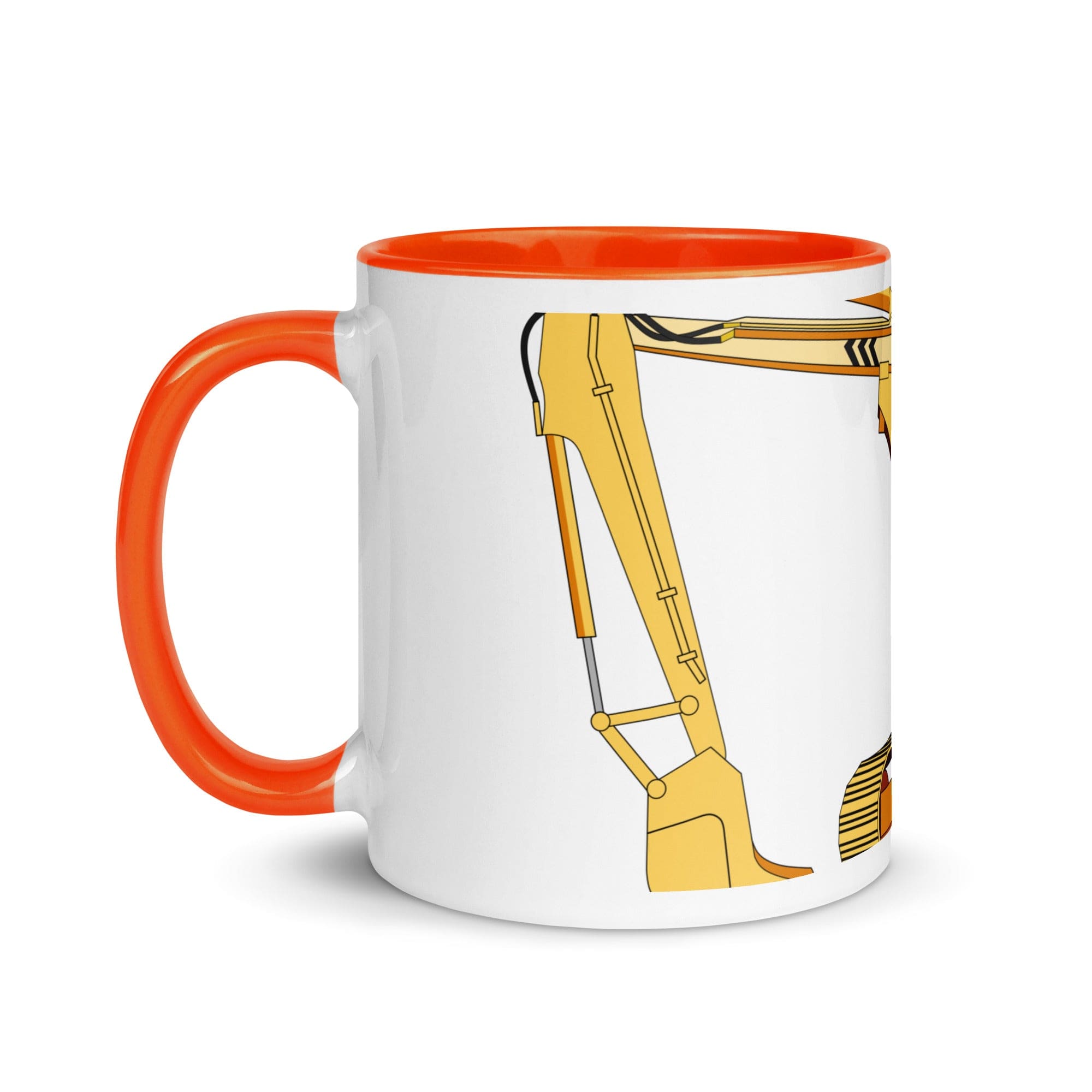 The Tractors Mugs Store JCB 814 Super 2.0 Mug with Color Inside Quality Farmers Merch