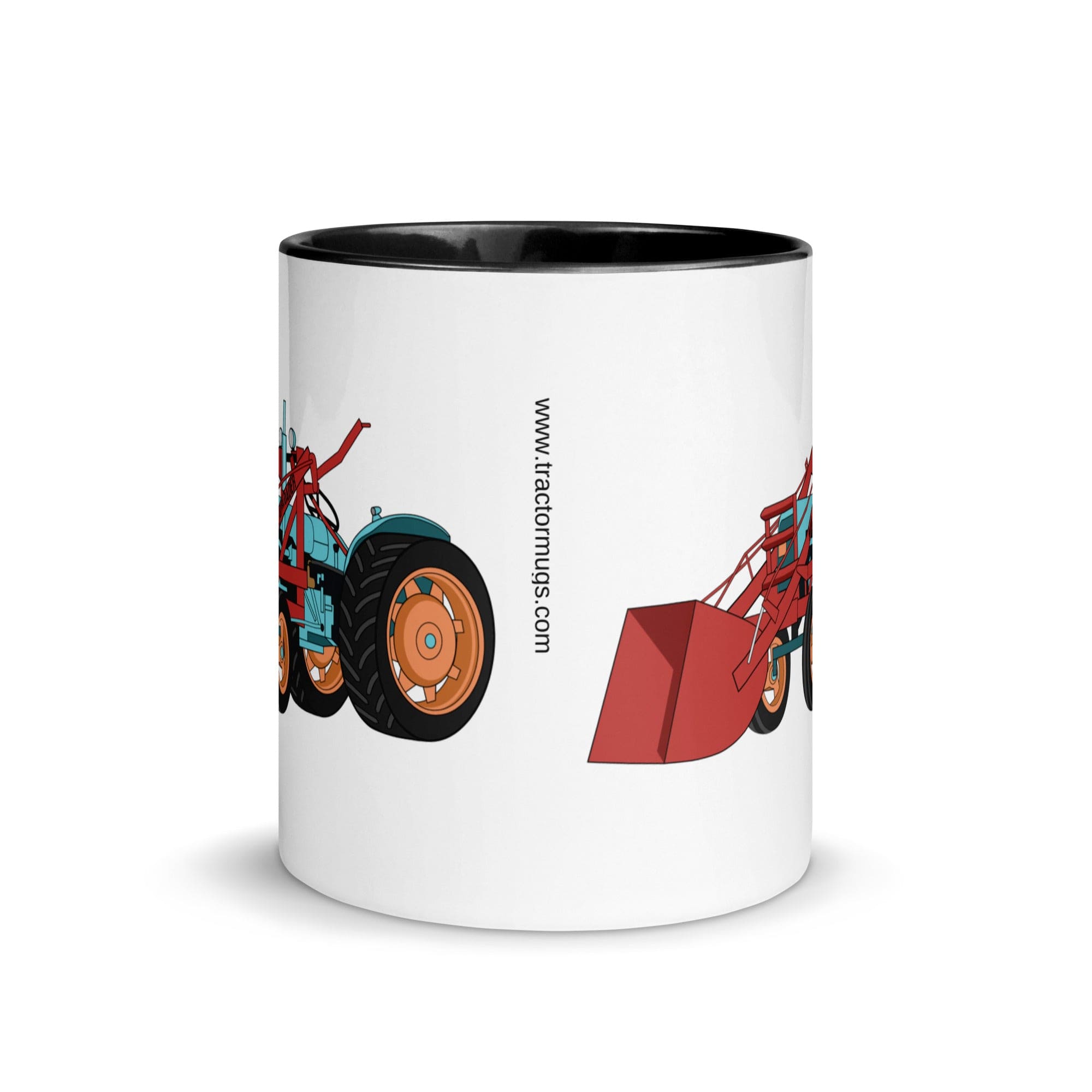 The Tractors Mugs Store JCB Major Loader Mug with Color Inside Quality Farmers Merch