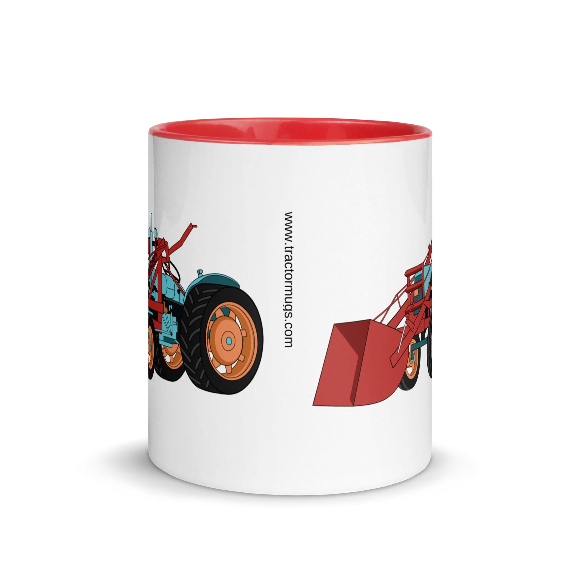 The Tractors Mugs Store JCB Major Loader Mug with Color Inside Quality Farmers Merch