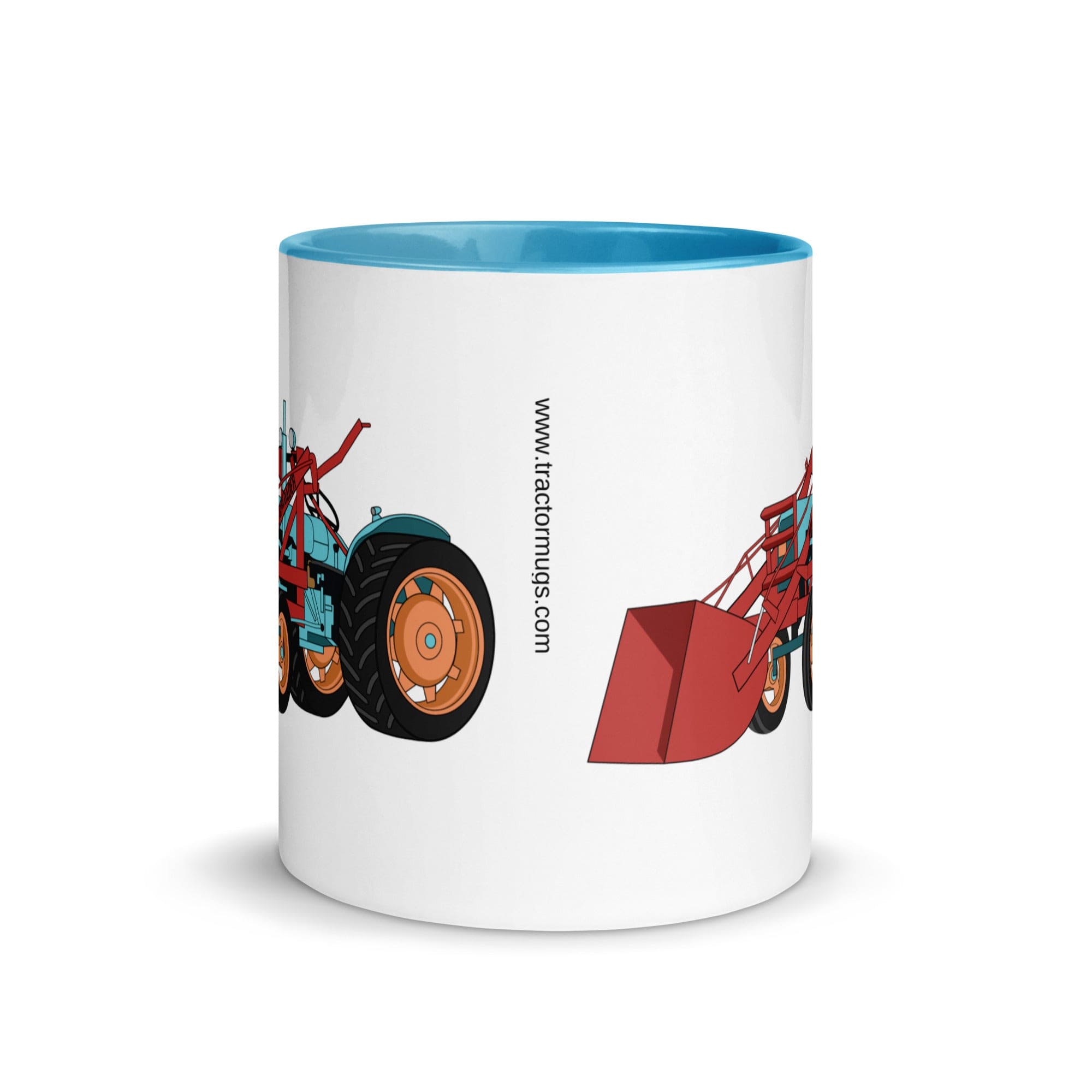 The Tractors Mugs Store JCB Major Loader Mug with Color Inside Quality Farmers Merch