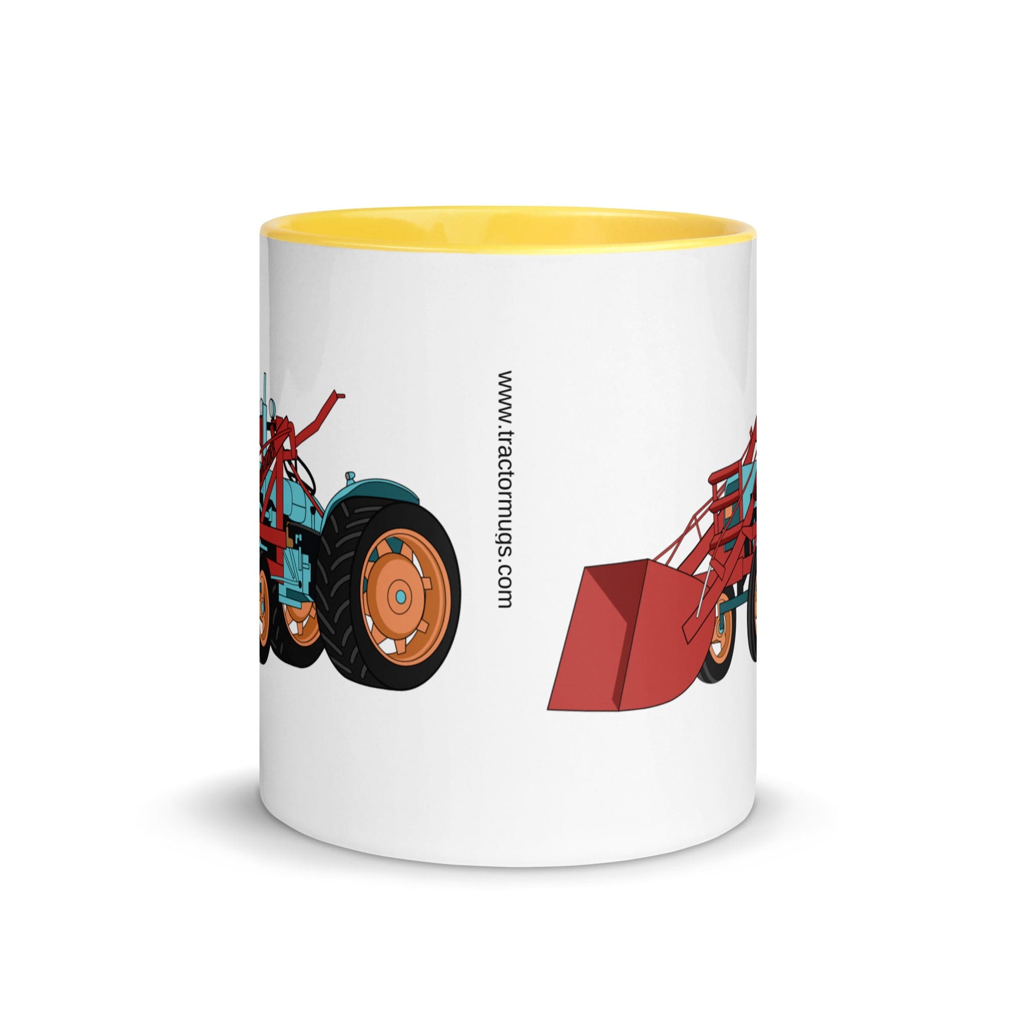 The Tractors Mugs Store JCB Major Loader Mug with Color Inside Quality Farmers Merch
