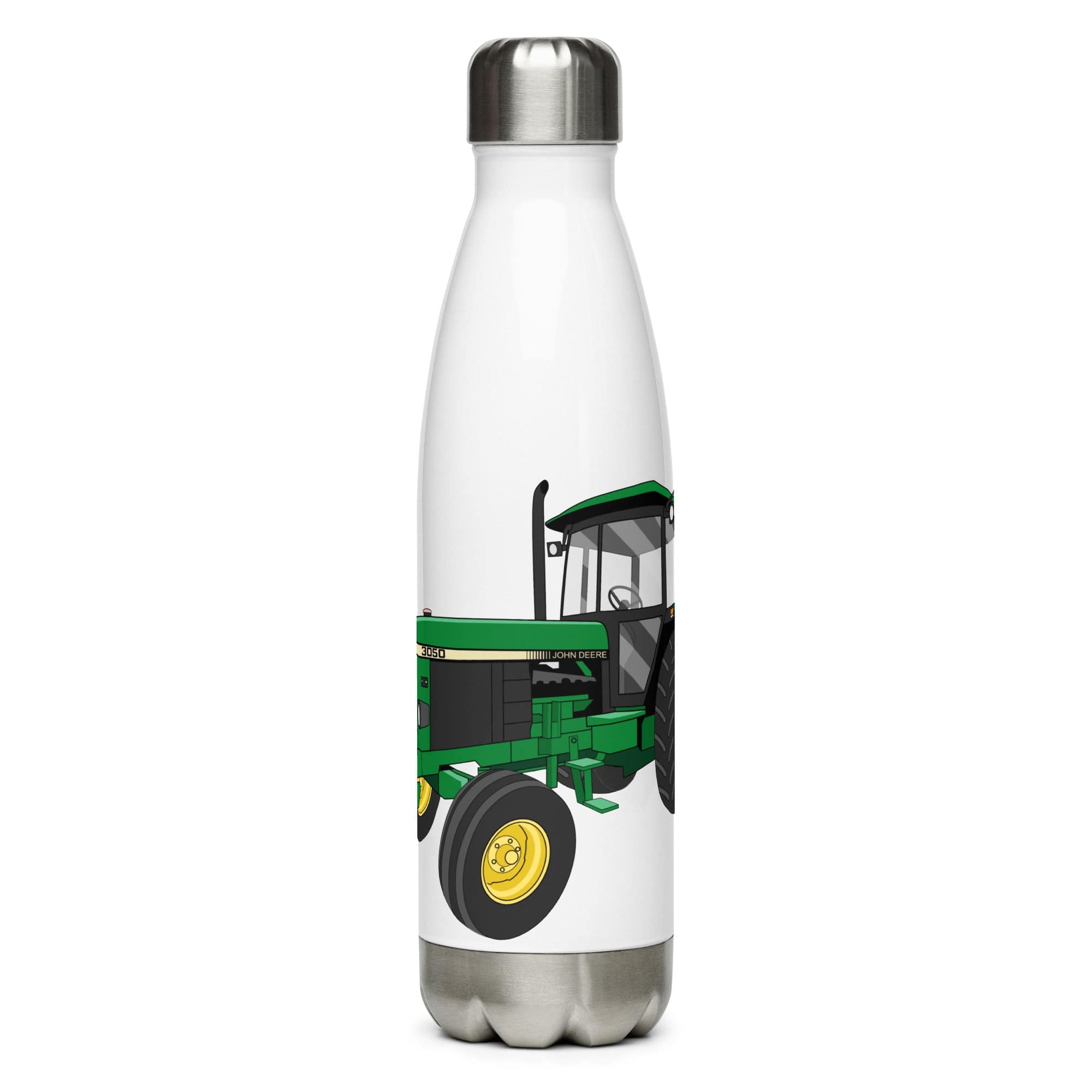 The Tractors Mugs Store John Deere 3050 2WD Stainless steel water bottle Quality Farmers Merch