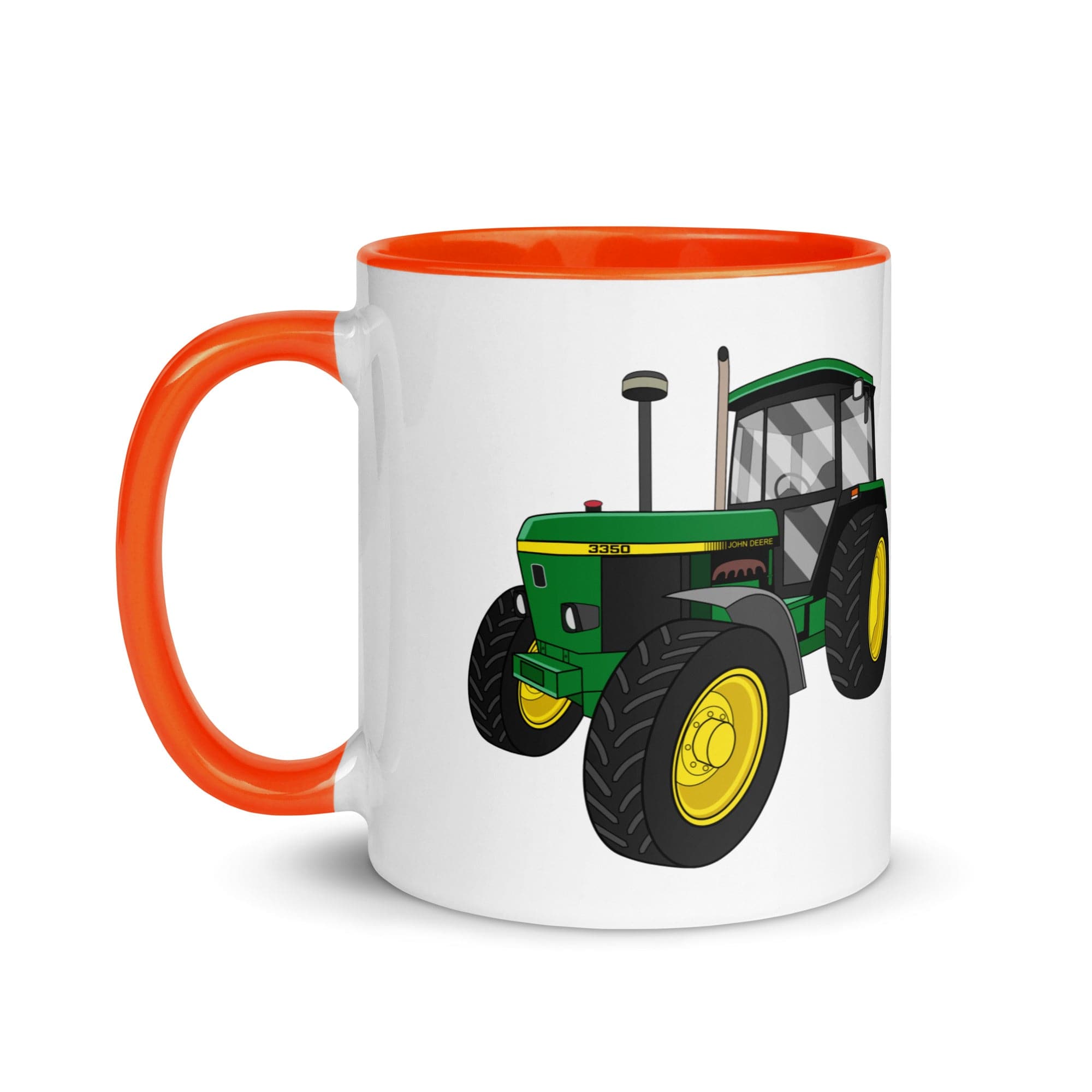 The Tractors Mugs Store John Deere 3350 4WD Mug with Color Inside Quality Farmers Merch