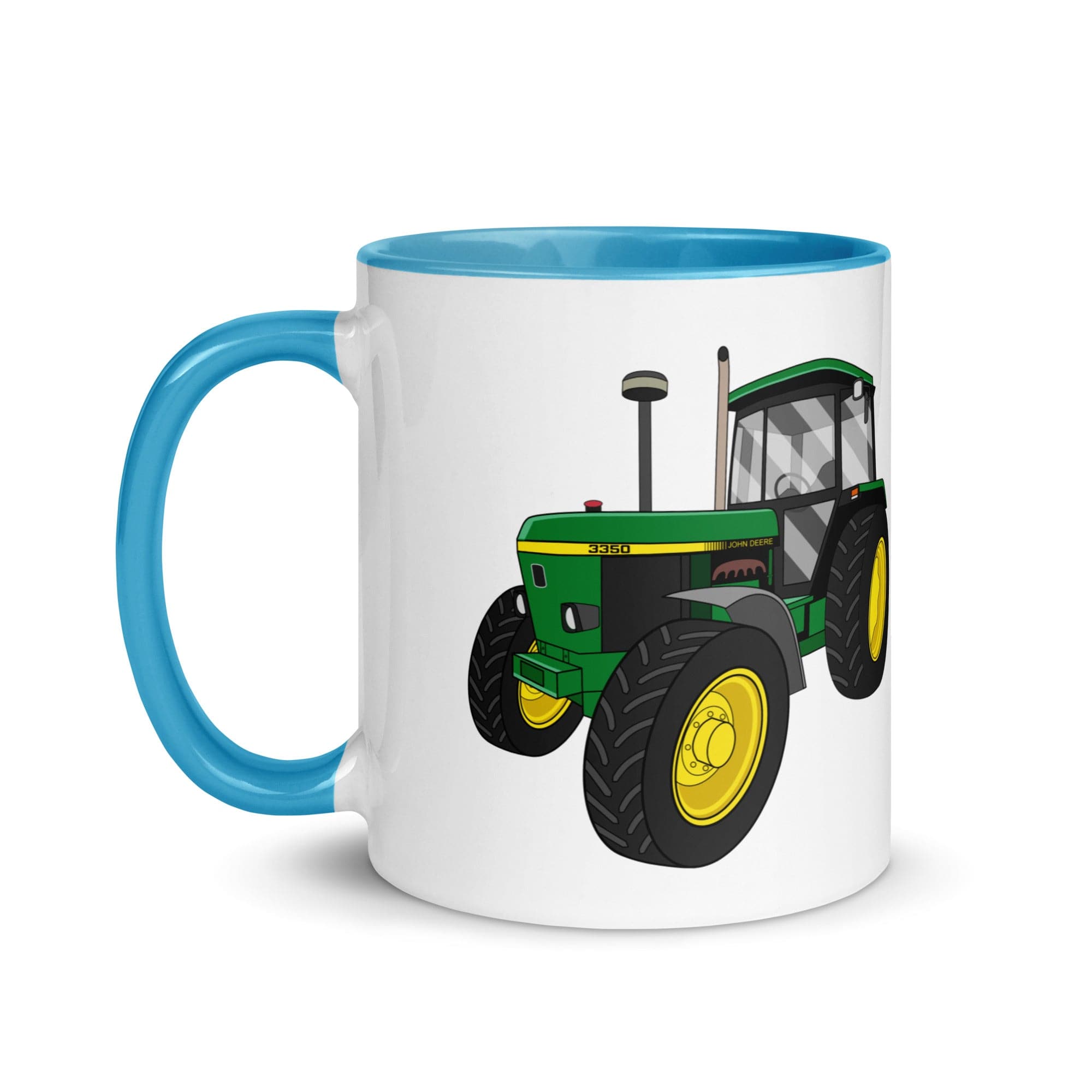 The Tractors Mugs Store John Deere 3350 4WD Mug with Color Inside Quality Farmers Merch