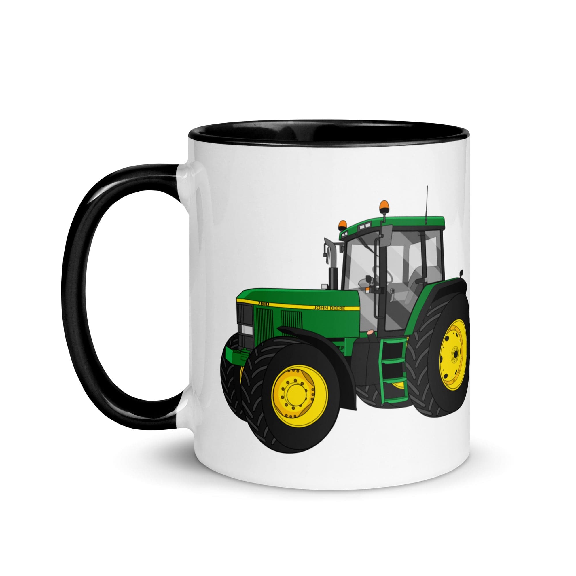 The Tractors Mugs Store John Deere 7810 Mug with Color Inside Quality Farmers Merch