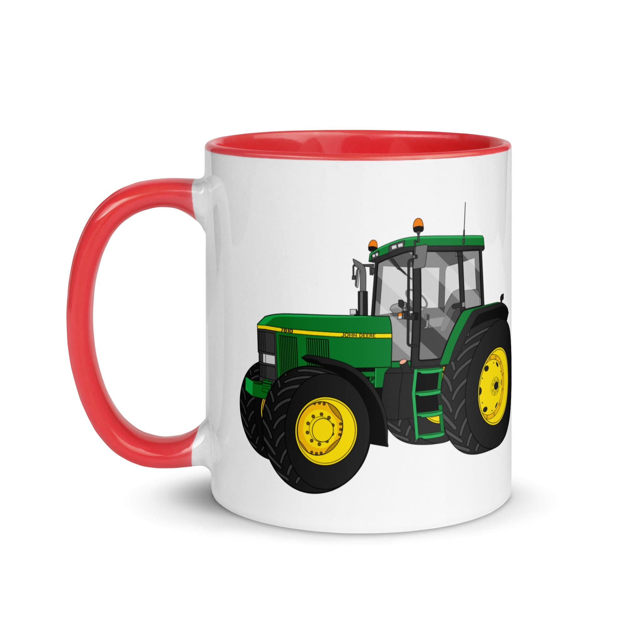 The Tractors Mugs Store John Deere 7810 Mug with Color Inside Quality Farmers Merch