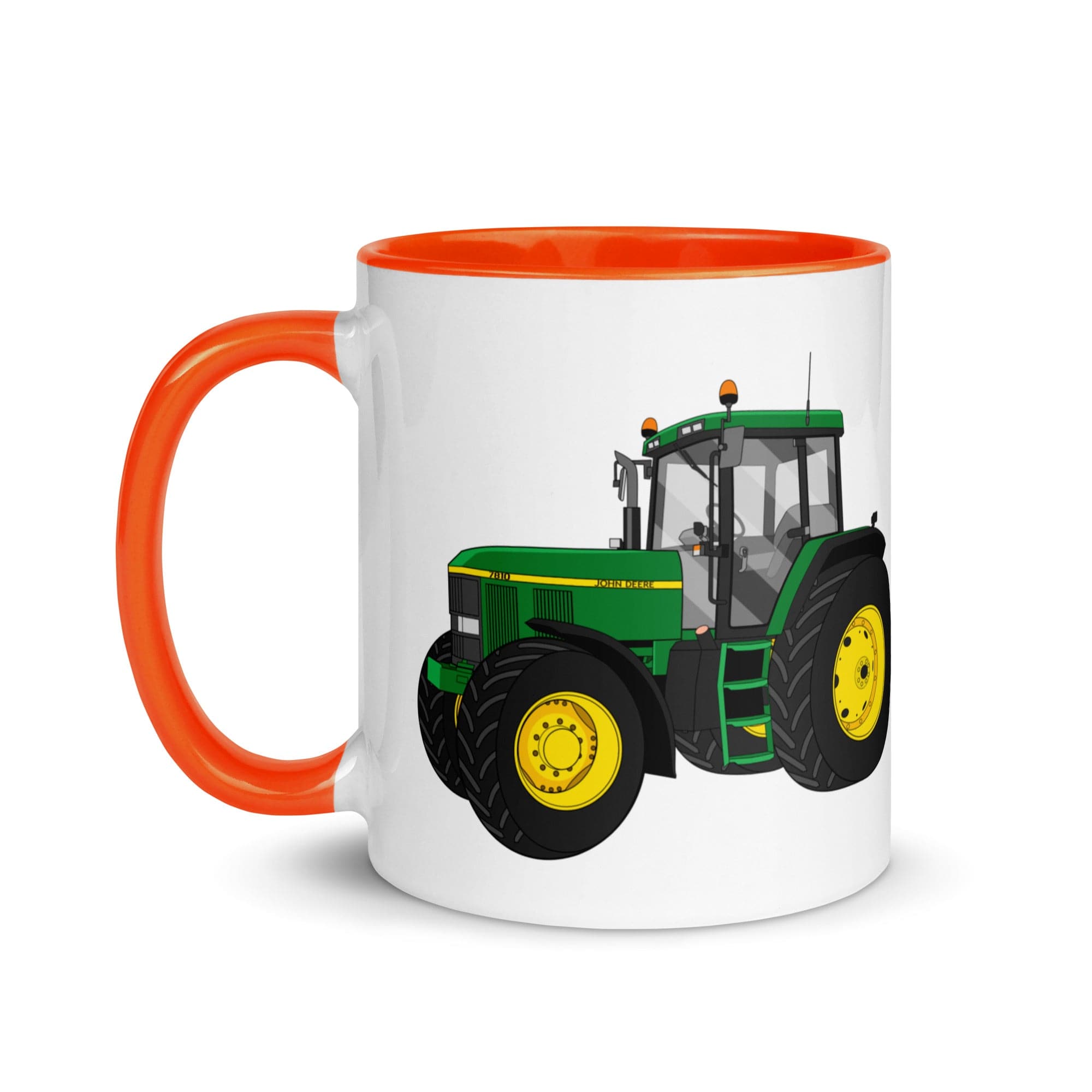 The Tractors Mugs Store John Deere 7810 Mug with Color Inside Quality Farmers Merch