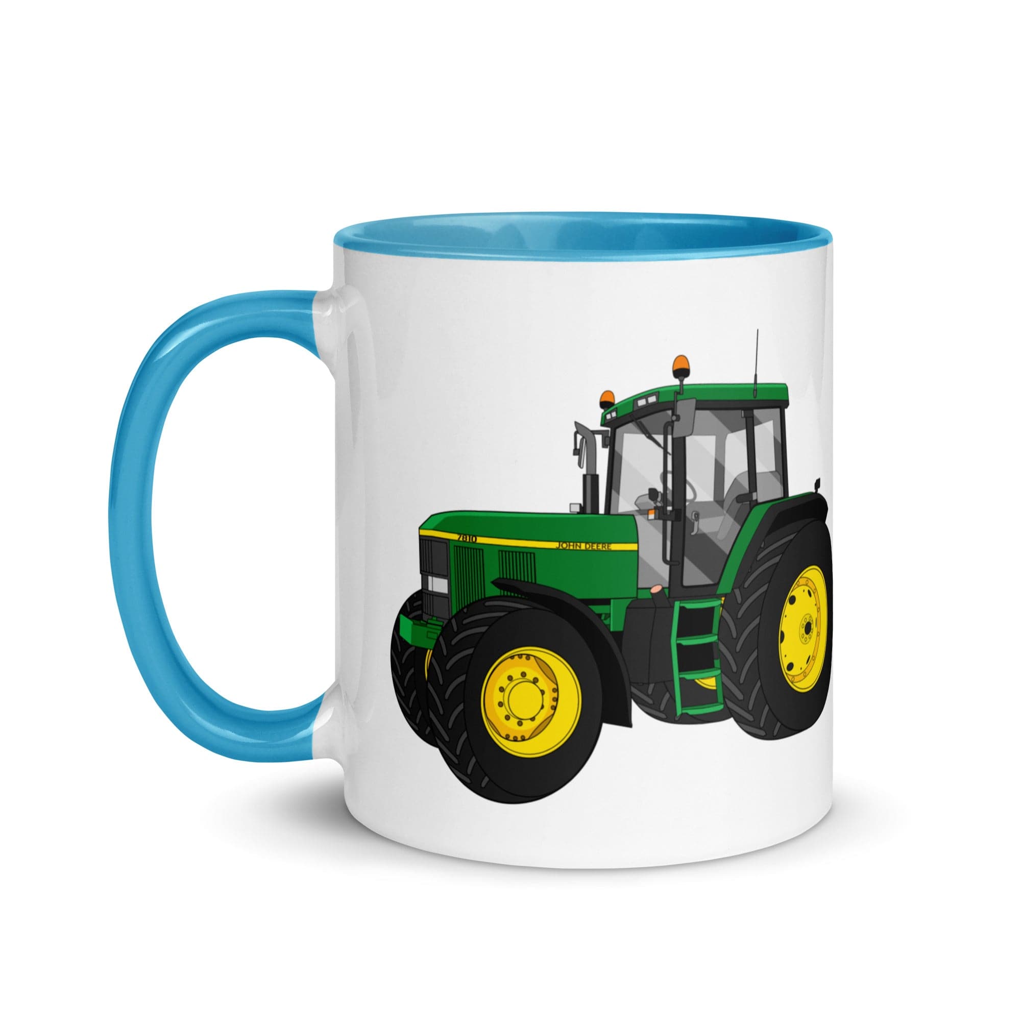 The Tractors Mugs Store John Deere 7810 Mug with Color Inside Quality Farmers Merch