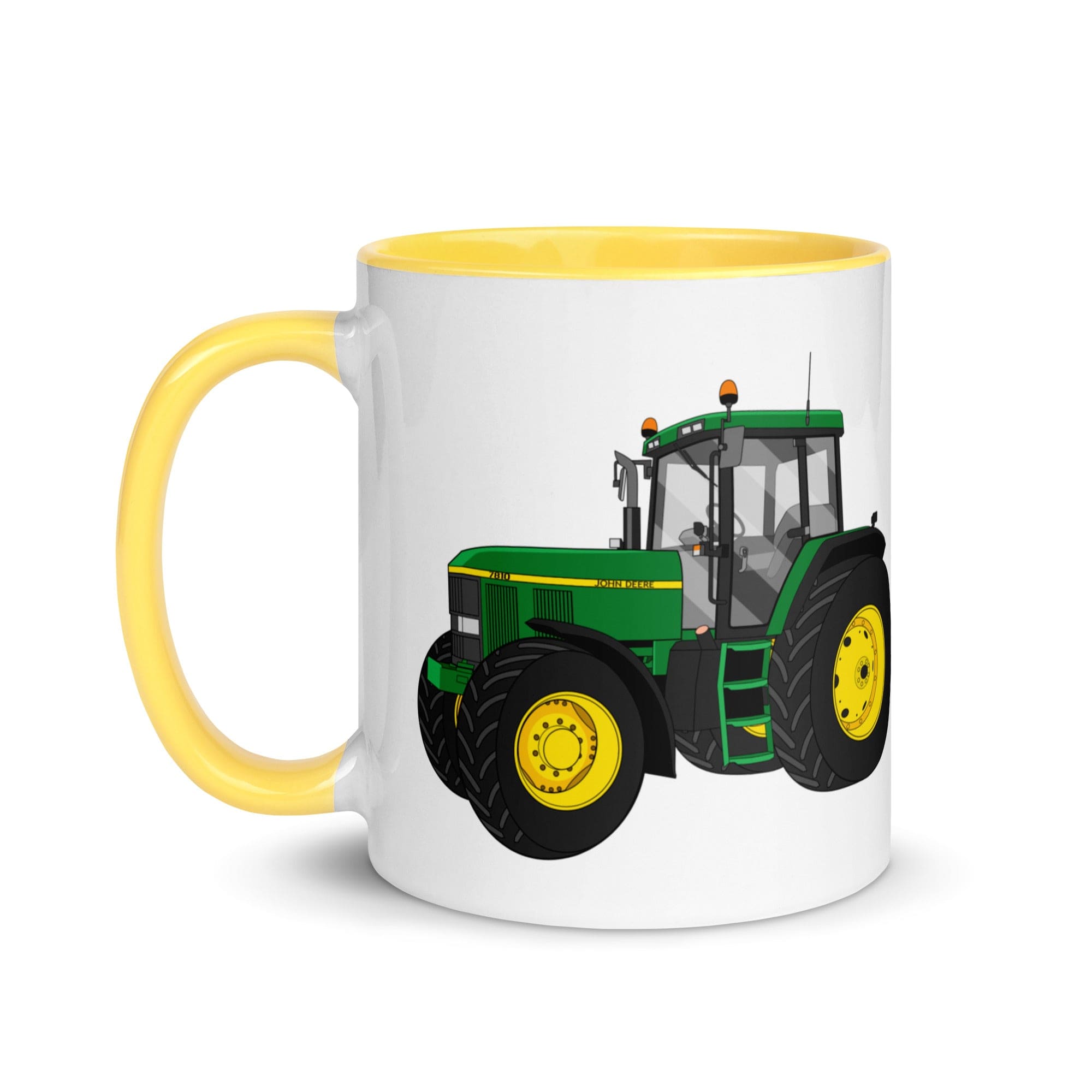 The Tractors Mugs Store John Deere 7810 Mug with Color Inside Quality Farmers Merch