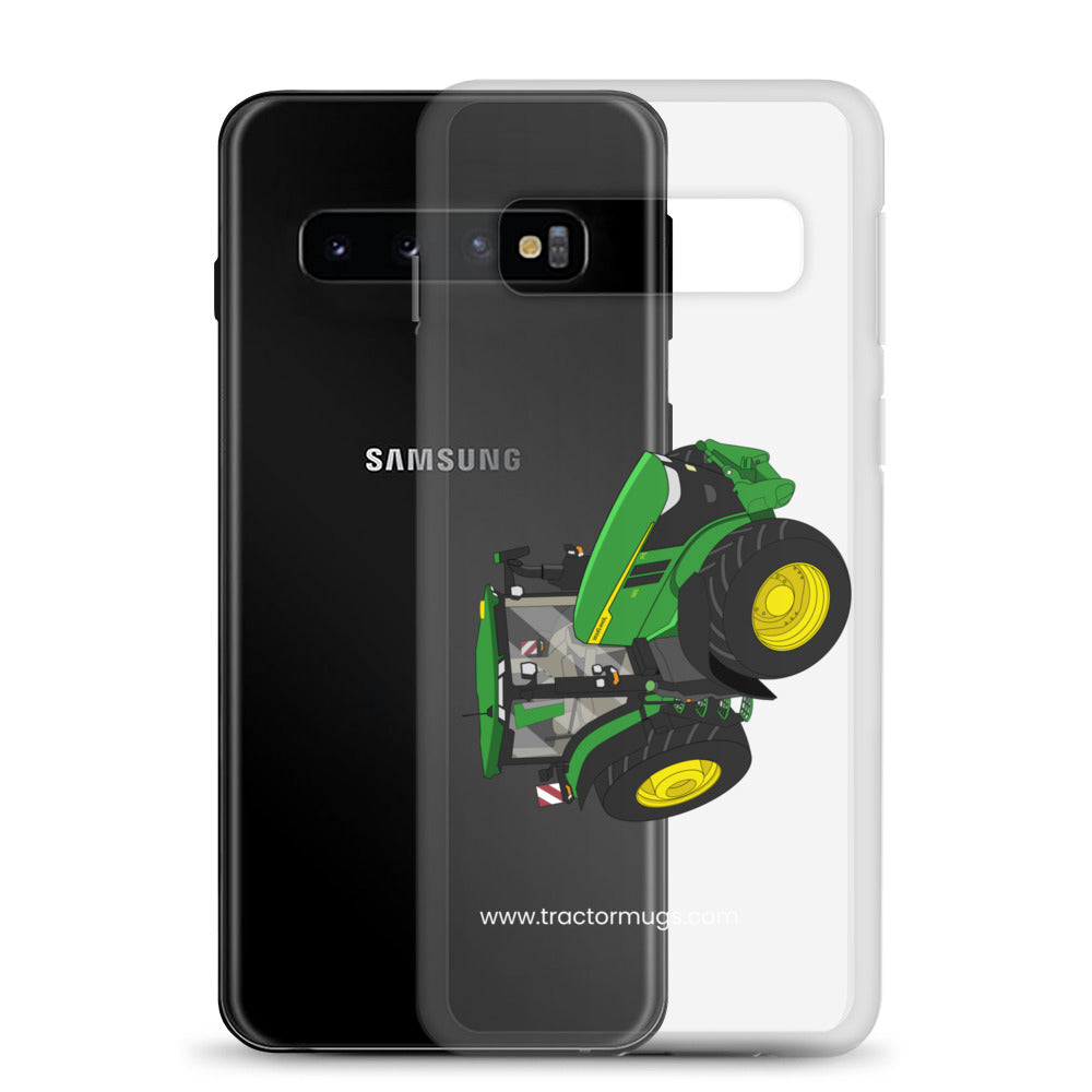 The Tractors Mugs Store John Deere 7R 350 auto powr Clear Case for SamsungĀ® Quality Farmers Merch