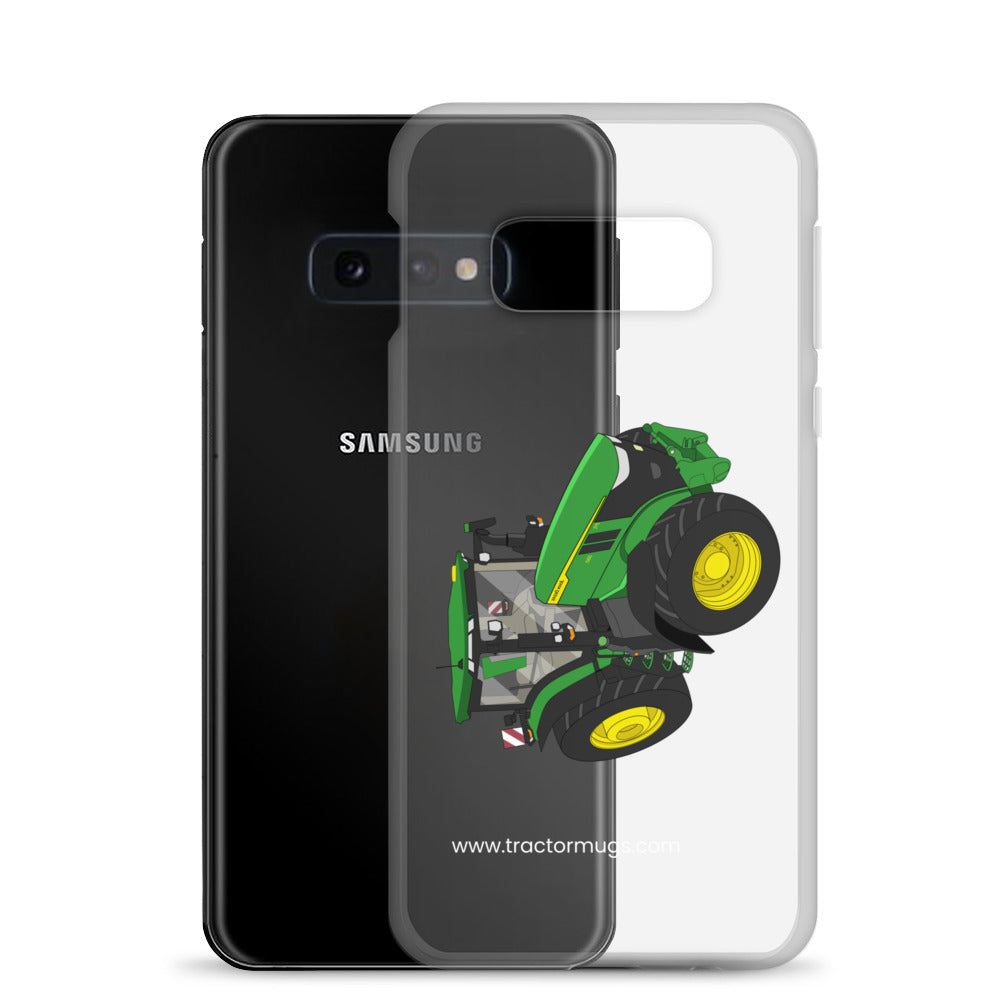 The Tractors Mugs Store John Deere 7R 350 auto powr Clear Case for SamsungĀ® Quality Farmers Merch