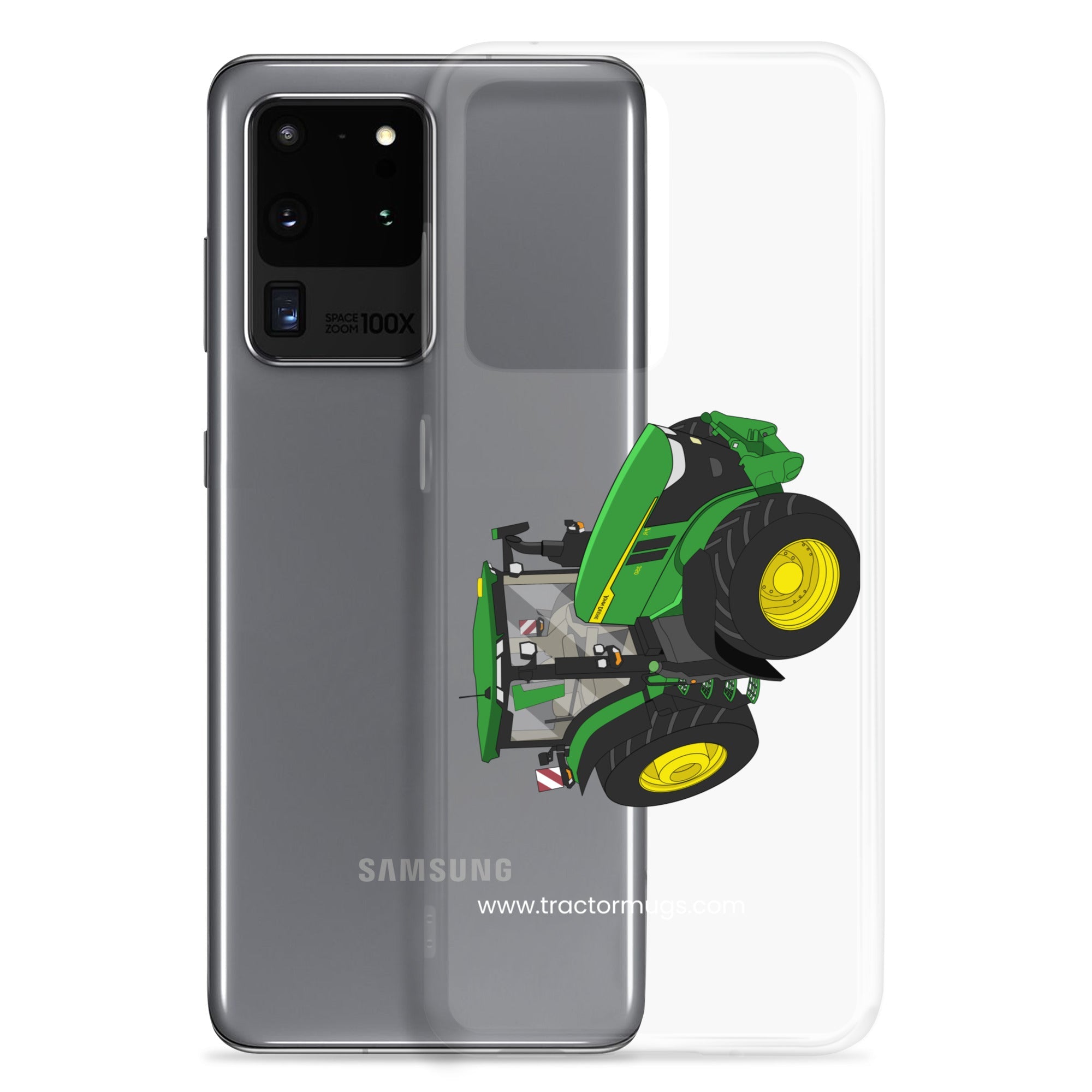 The Tractors Mugs Store John Deere 7R 350 auto powr Clear Case for SamsungĀ® Quality Farmers Merch