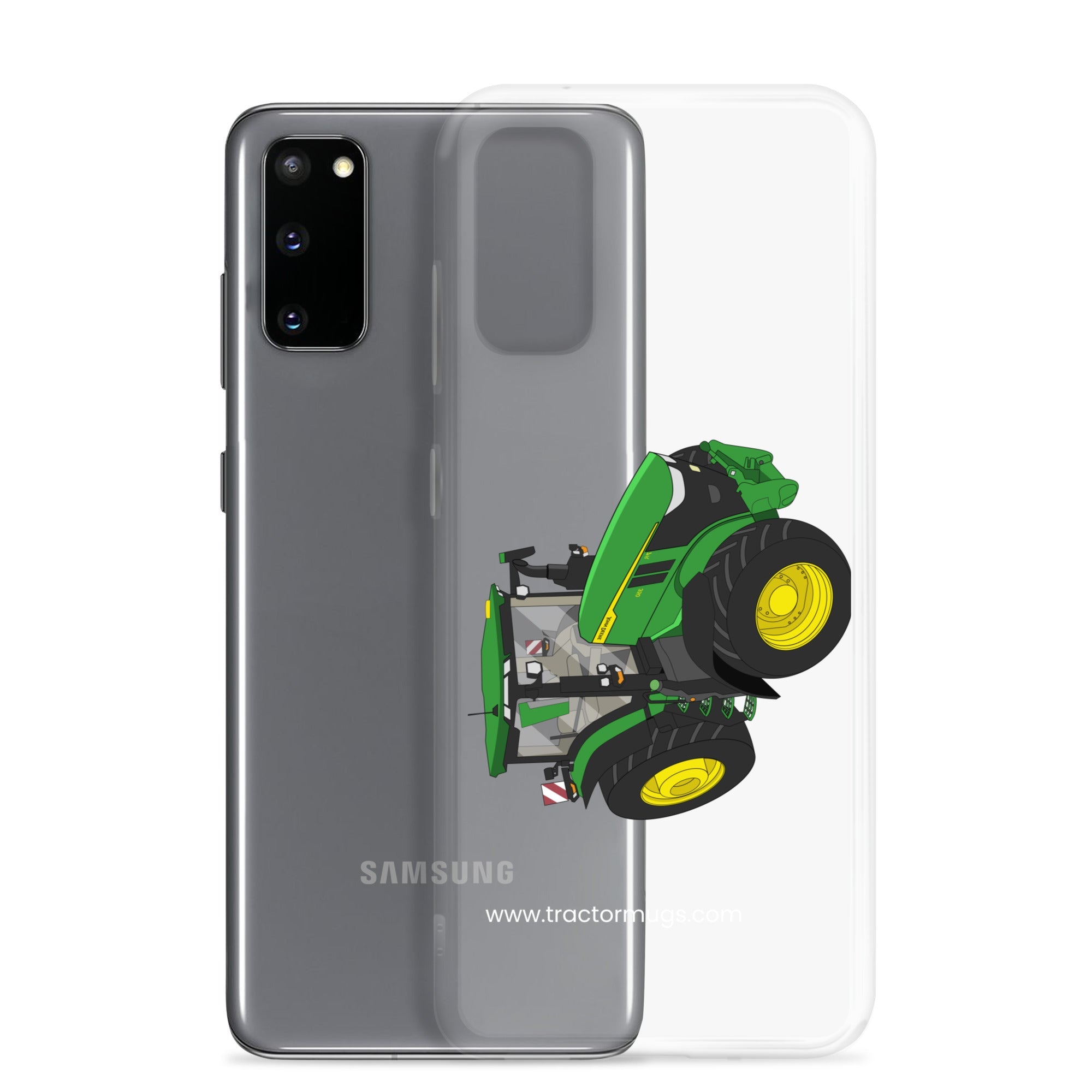 The Tractors Mugs Store John Deere 7R 350 auto powr Clear Case for SamsungĀ® Quality Farmers Merch