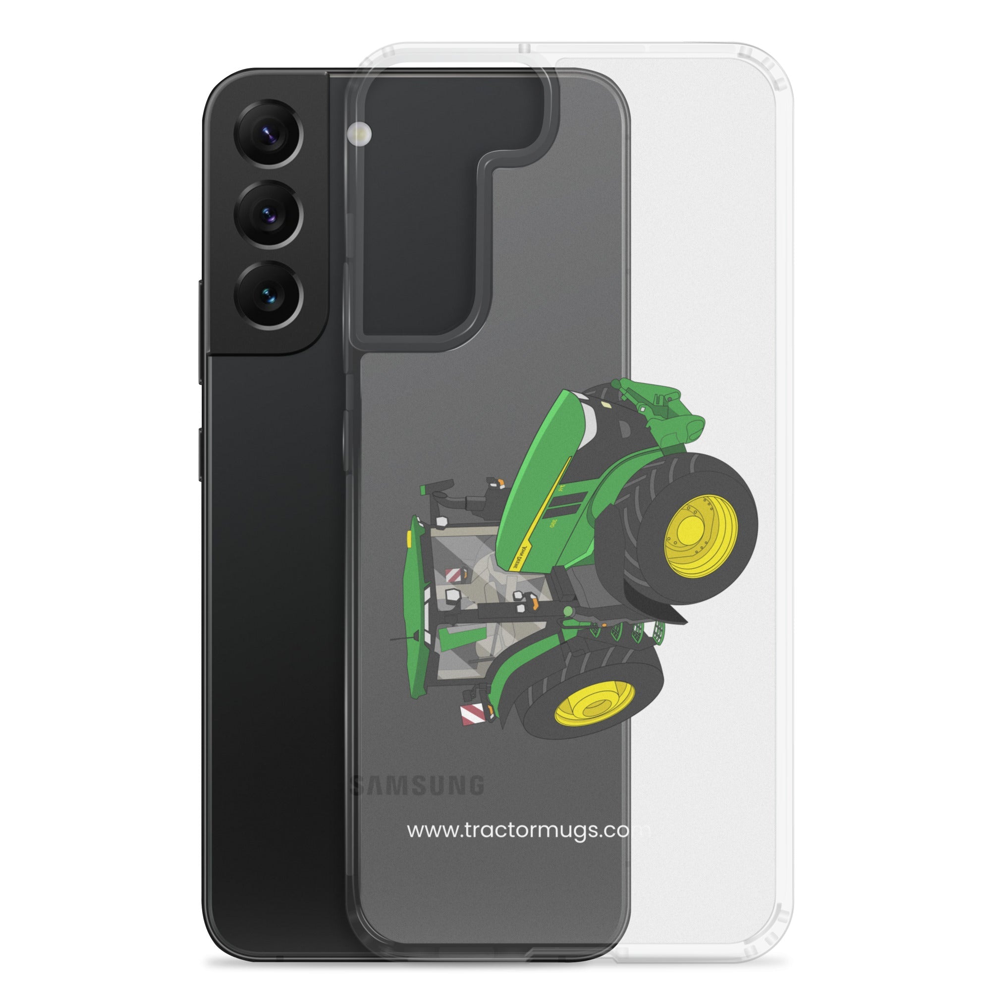 The Tractors Mugs Store John Deere 7R 350 auto powr Clear Case for SamsungĀ® Quality Farmers Merch