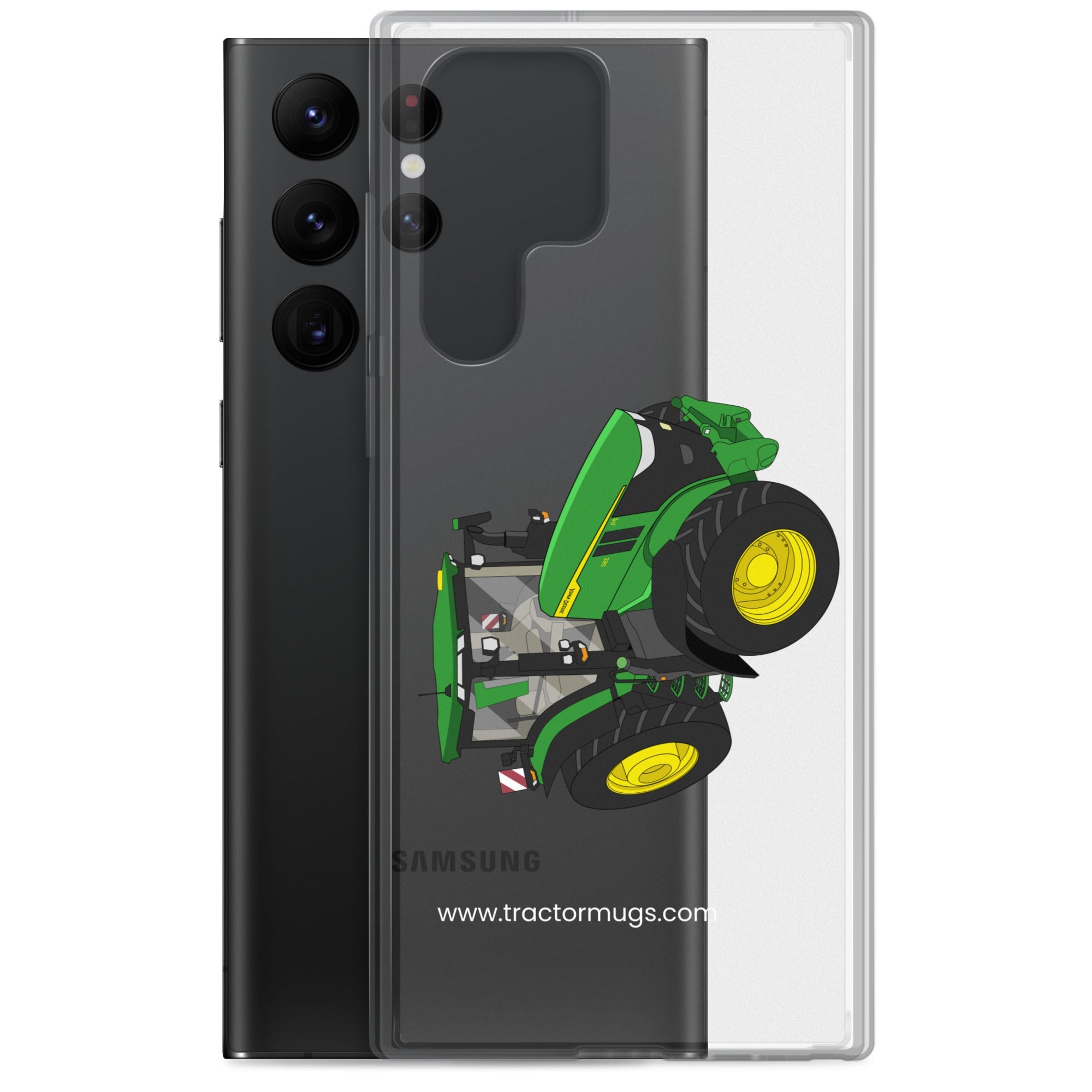 The Tractors Mugs Store John Deere 7R 350 auto powr Clear Case for SamsungĀ® Quality Farmers Merch