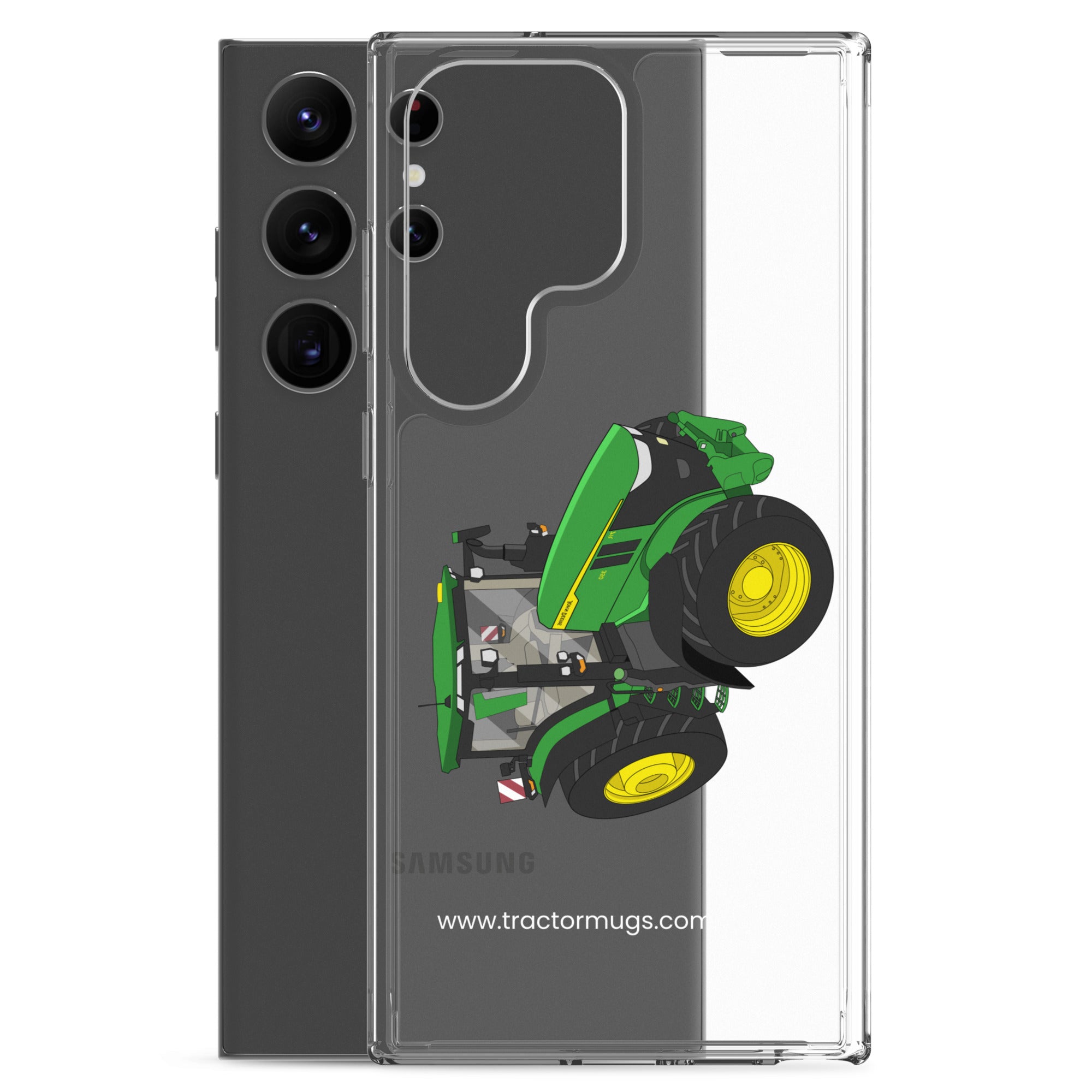 The Tractors Mugs Store John Deere 7R 350 auto powr Clear Case for SamsungĀ® Quality Farmers Merch
