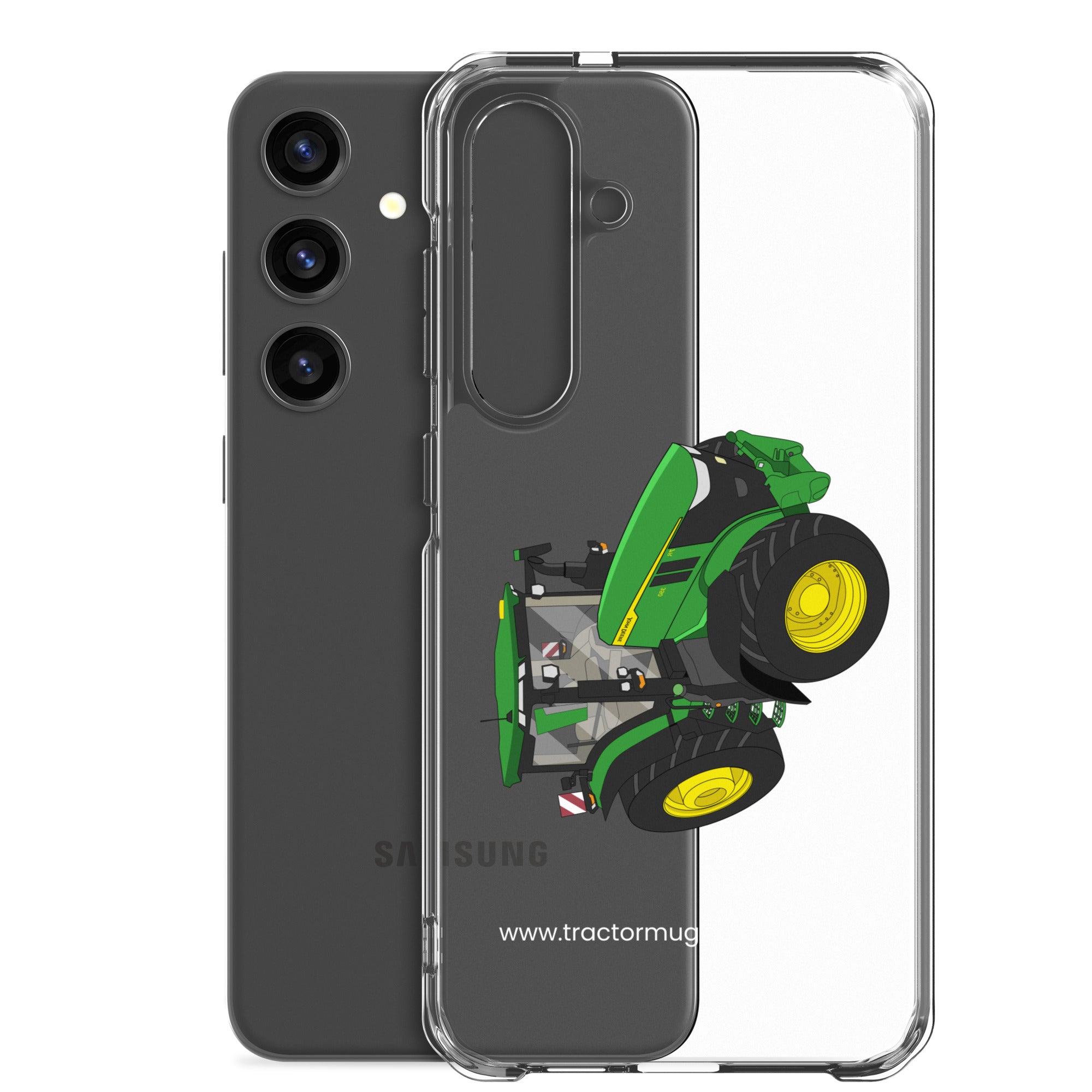 The Tractors Mugs Store John Deere 7R 350 auto powr Clear Case for SamsungĀ® Quality Farmers Merch