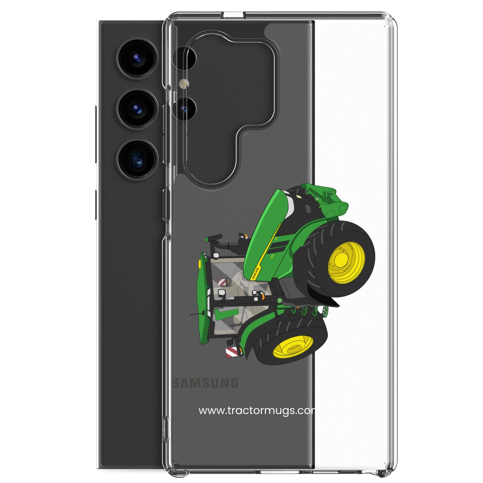 The Tractors Mugs Store John Deere 7R 350 auto powr Clear Case for SamsungĀ® Quality Farmers Merch