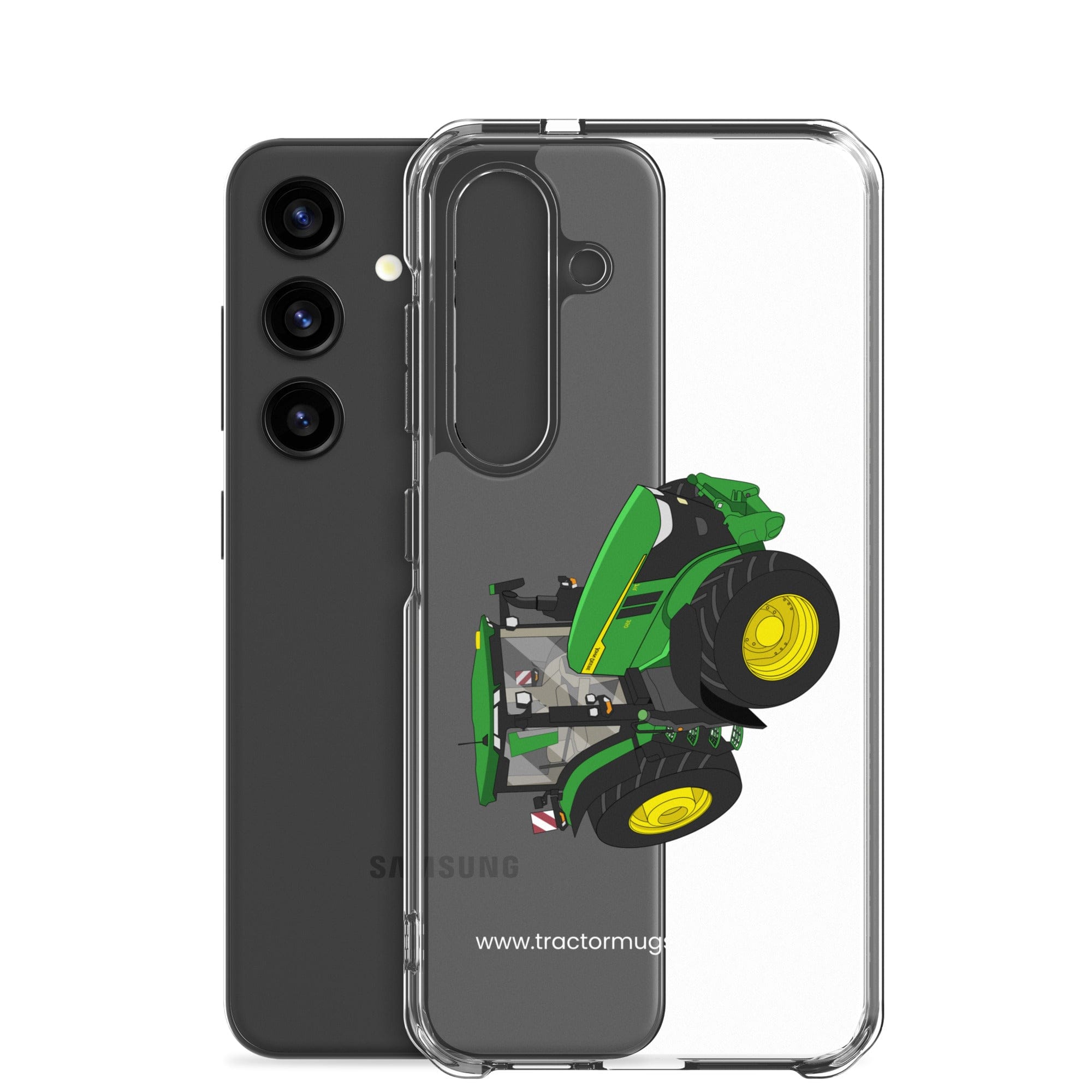 The Tractors Mugs Store John Deere 7R 350 auto powr Clear Case for SamsungĀ® Quality Farmers Merch