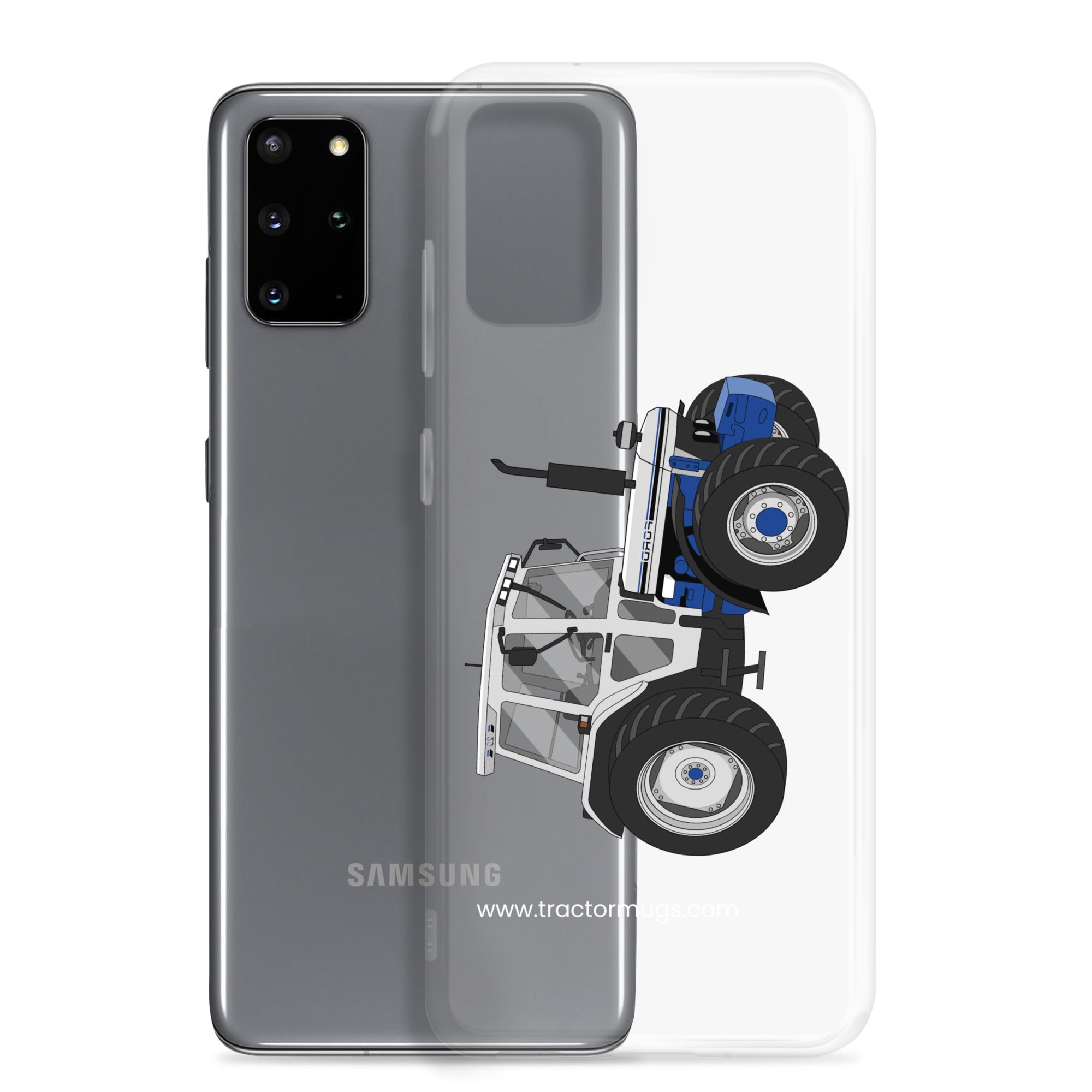 The Tractors Mugs Store Ford 7810 Jubilee Edition SilverTractor Clear Case for SamsungĀ® Quality Farmers Merch