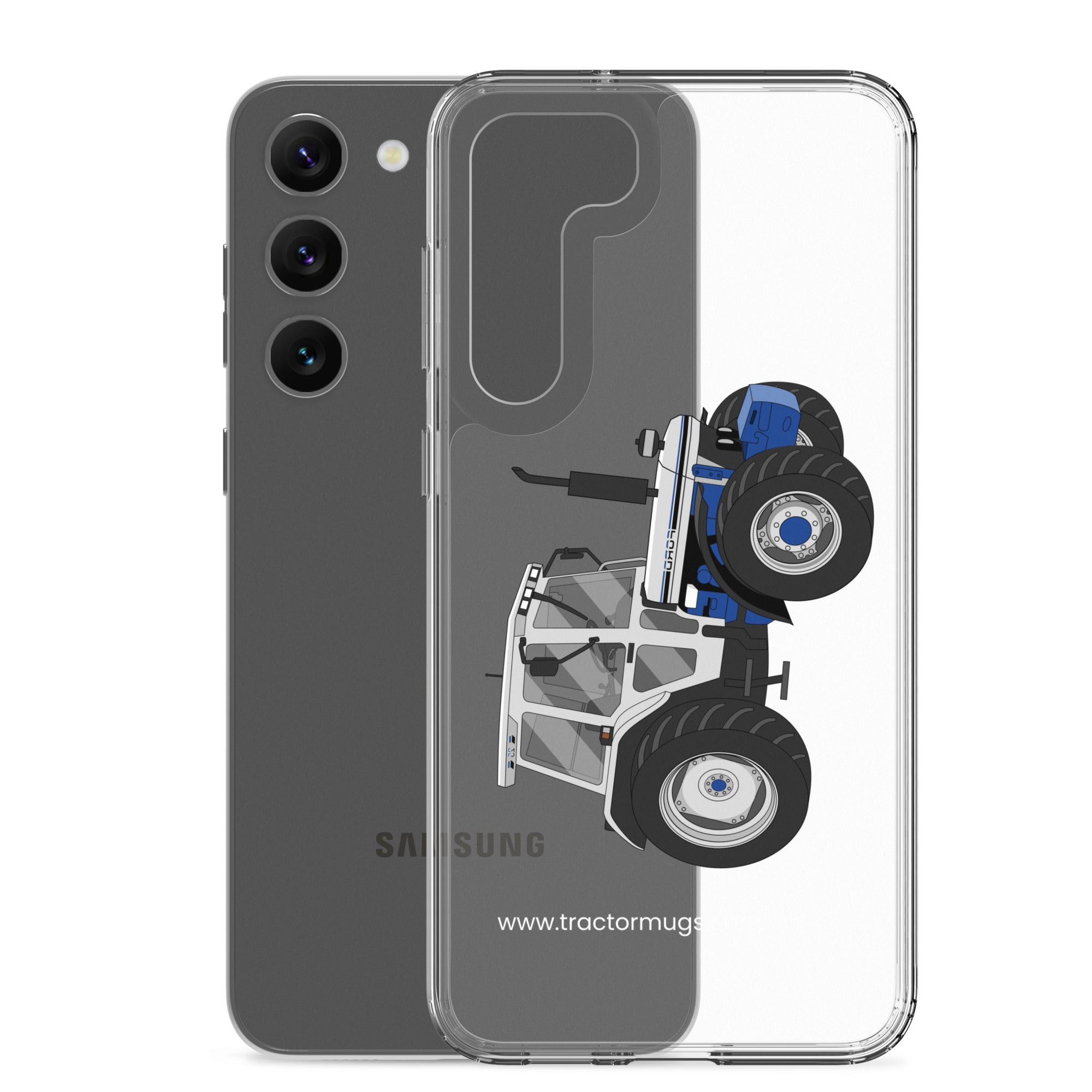 The Tractors Mugs Store Ford 7810 Jubilee Edition SilverTractor Clear Case for SamsungĀ® Quality Farmers Merch