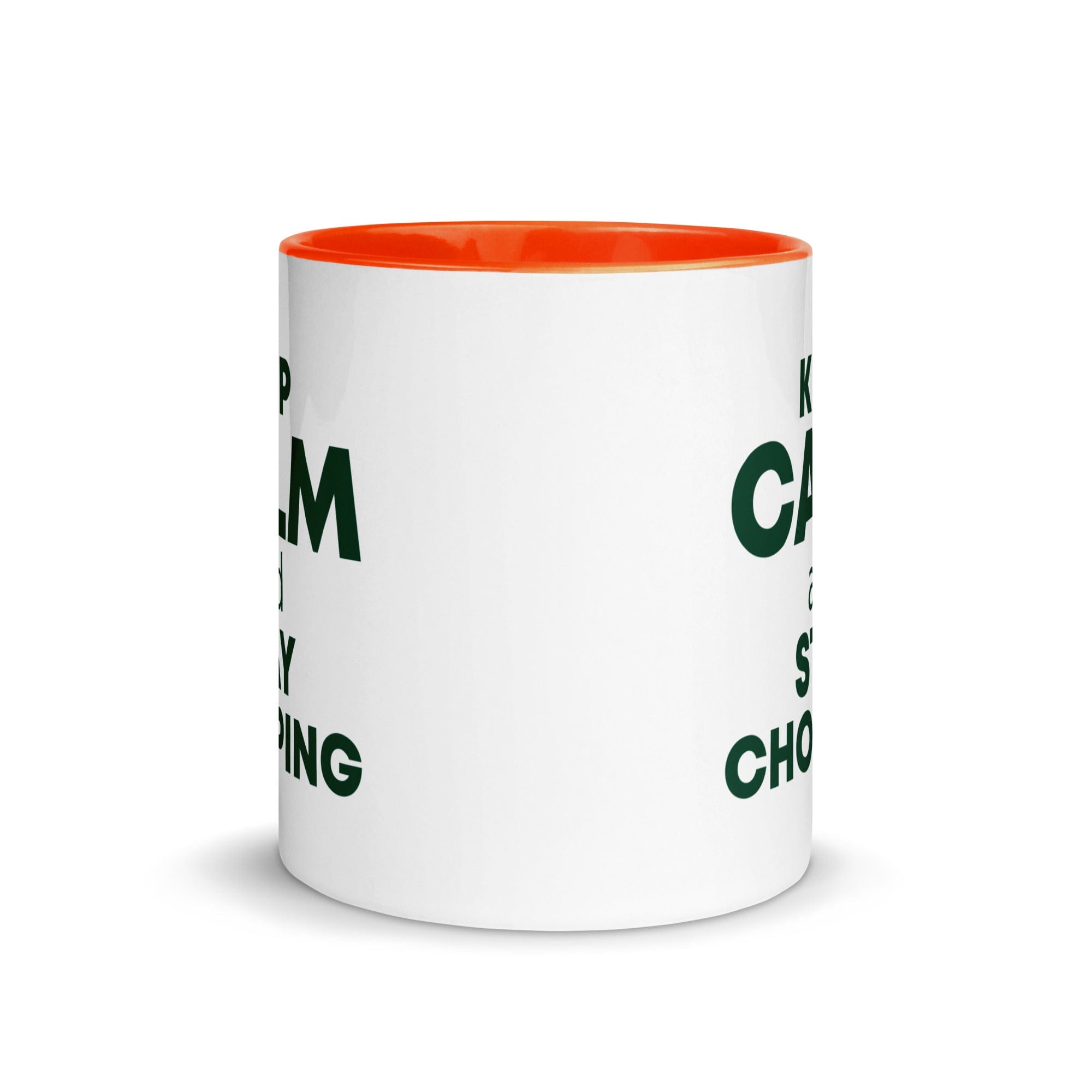 The Tractors Mugs Store KEEP CALM and STAY CHOPPING Mug with Color Inside Quality Farmers Merch