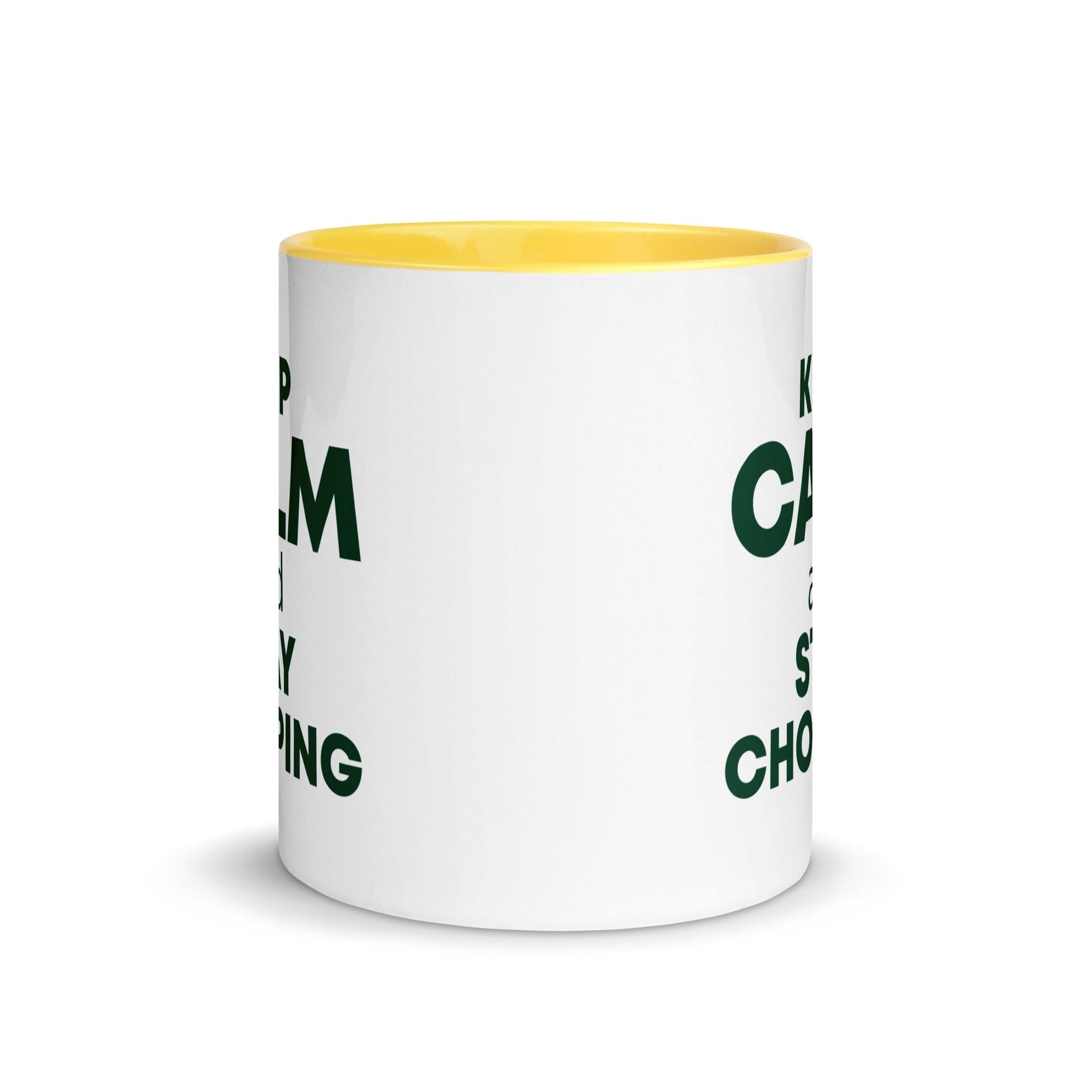 The Tractors Mugs Store KEEP CALM and STAY CHOPPING Mug with Color Inside Quality Farmers Merch