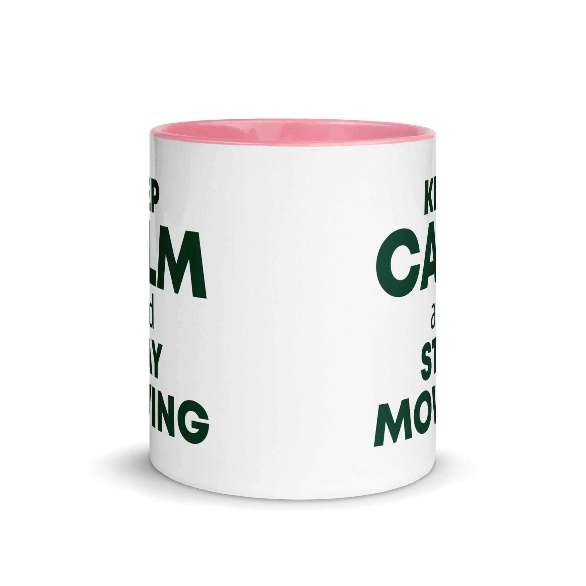 The Tractors Mugs Store KEEP CALM and STAY MOWING Mug with Color Inside Quality Farmers Merch