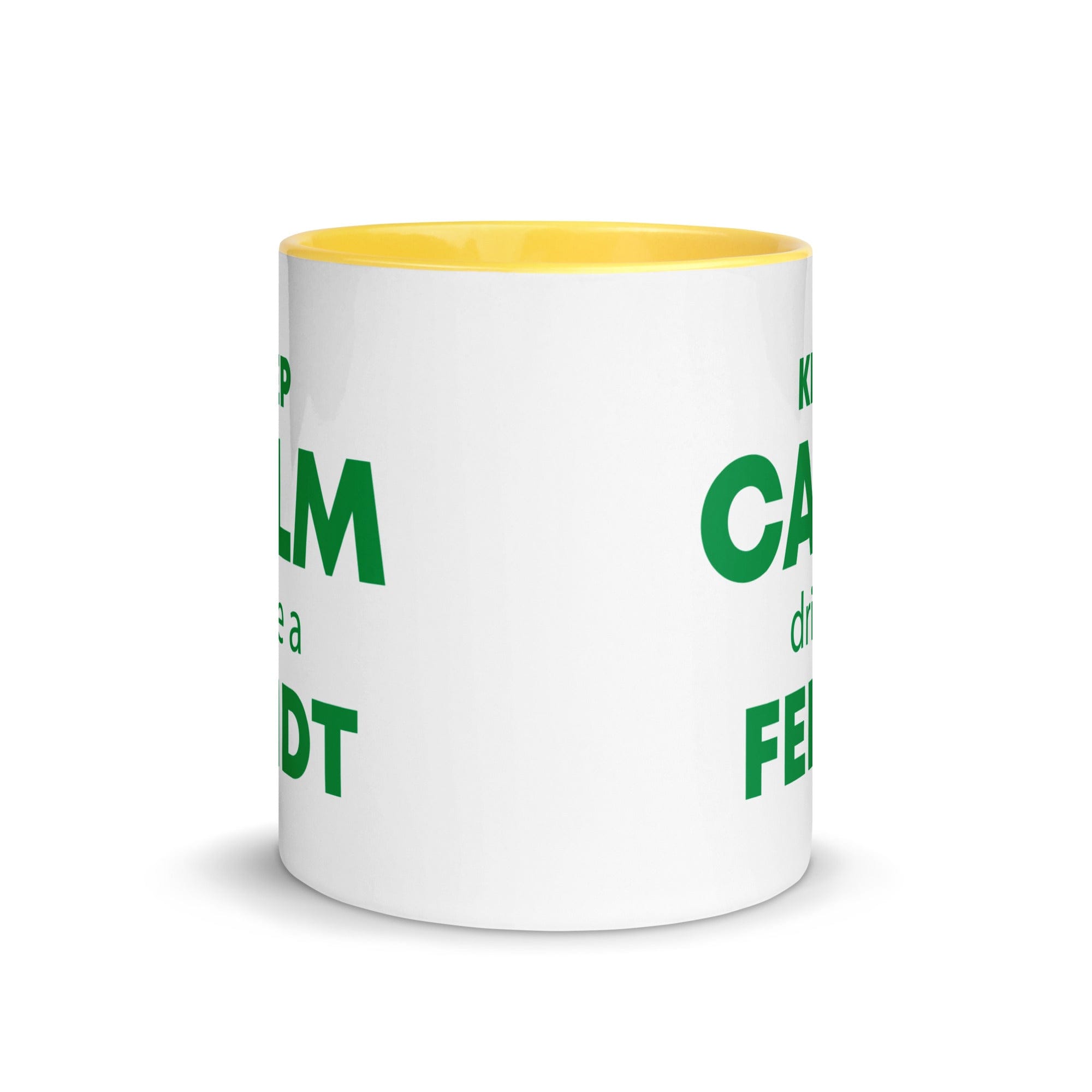 The Tractors Mugs Store KEEP CALM drive a FENDT Mug with Color Inside Quality Farmers Merch