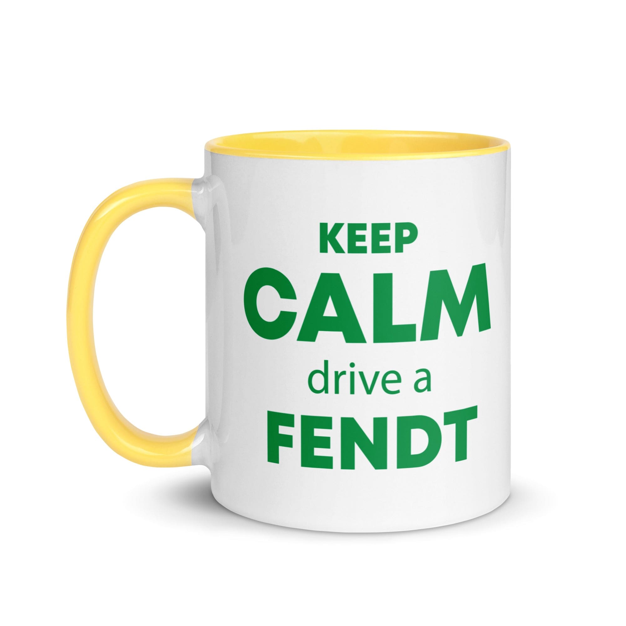The Tractors Mugs Store KEEP CALM drive a FENDT Mug with Color Inside Quality Farmers Merch