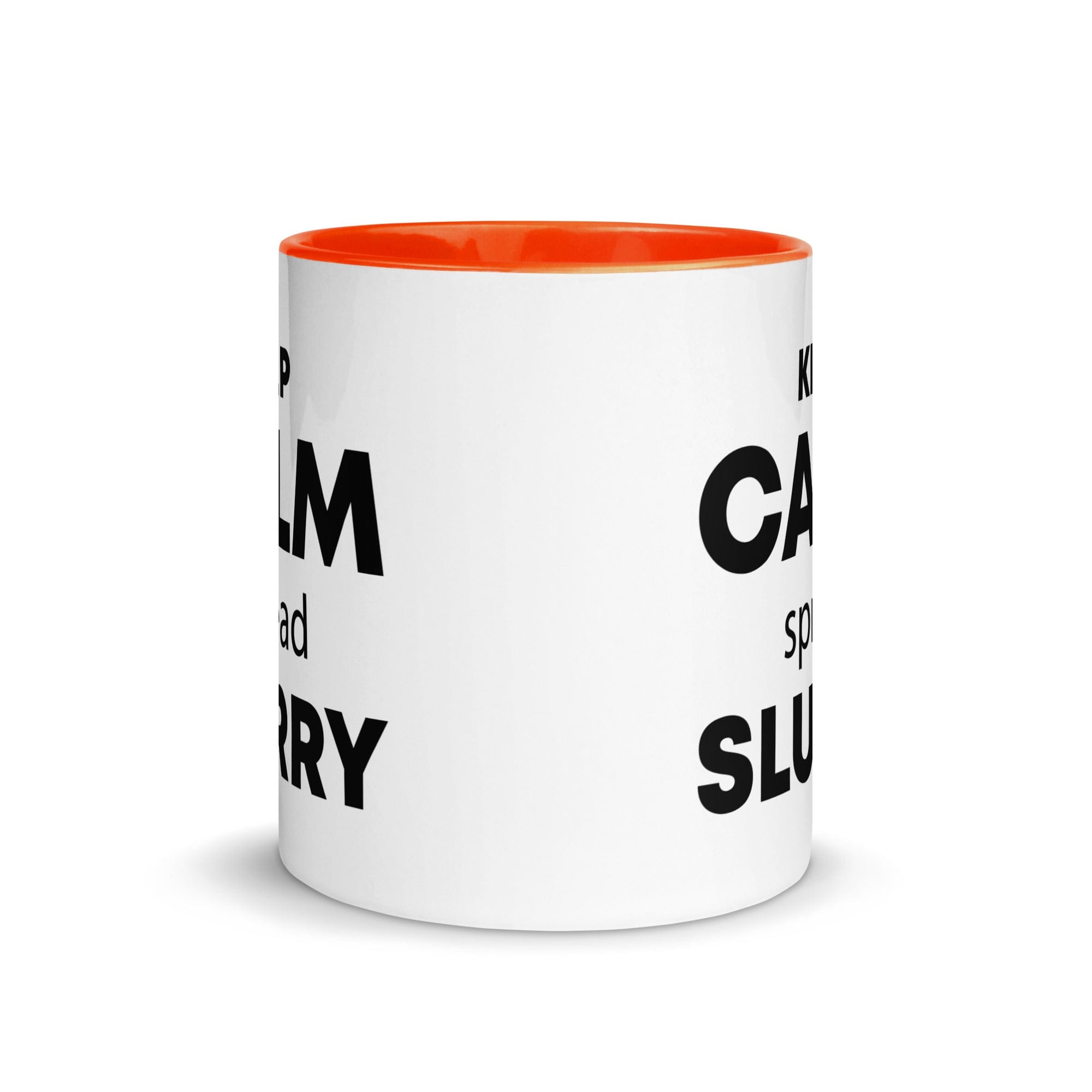 The Tractors Mugs Store KEEP CALM spread SLURRY Mug with Color Inside Quality Farmers Merch
