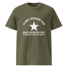 The Tractors Mugs Store Khaki / S Slurry Speading Star Unisex organic cotton t-shirt Quality Farmers Merch