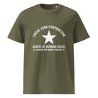 The Tractors Mugs Store Khaki / S Star Contractor Unisex organic cotton t-shirt Quality Farmers Merch