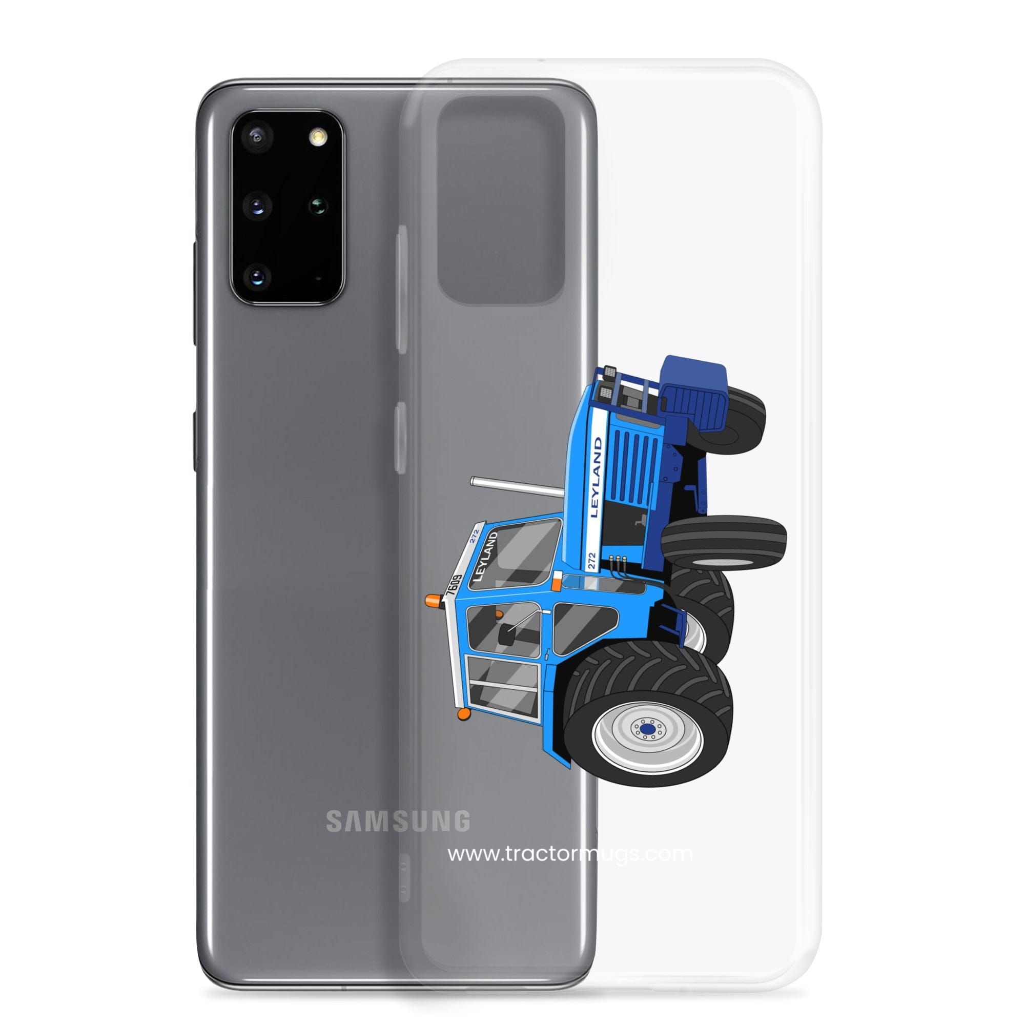 The Tractors Mugs Store Leyland 272 Clear Case for SamsungĀ® Quality Farmers Merch