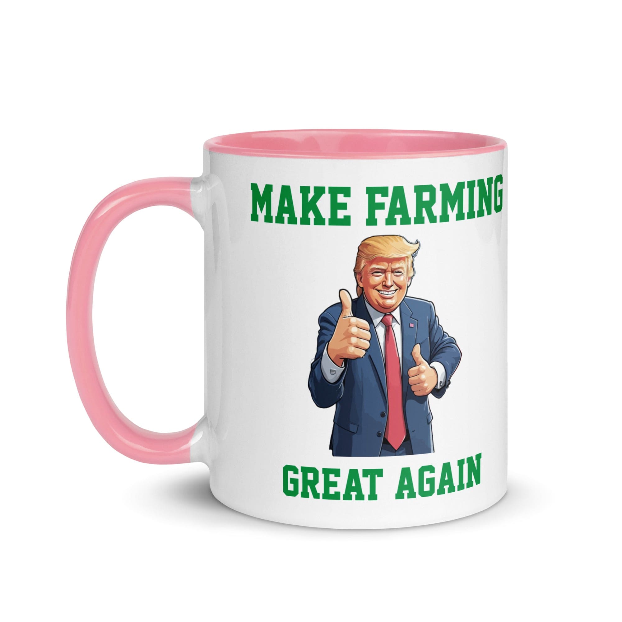 The Tractors Mugs Store Make Farming Great Again Mug with Color Inside Quality Farmers Merch
