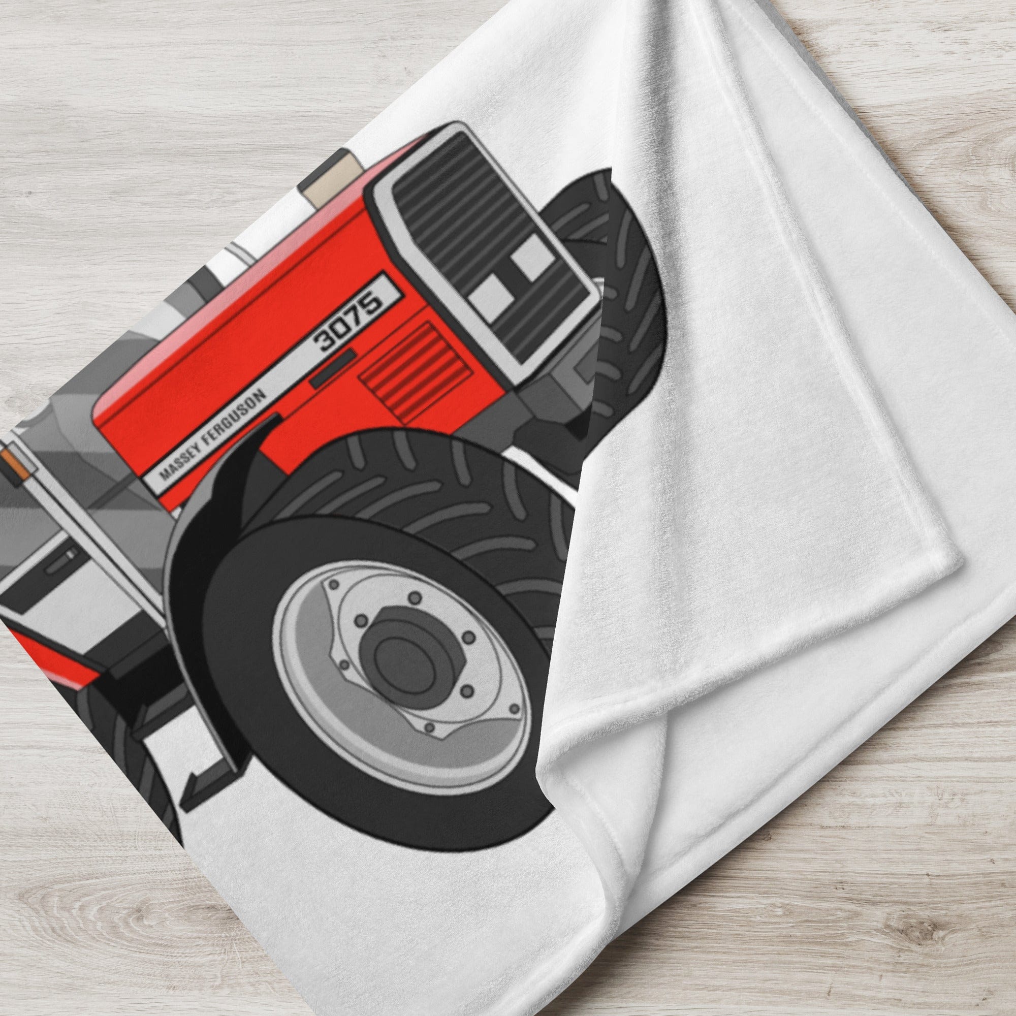 The Tractors Mugs Store Massey Ferguson 3075 | Throw Blanket Quality Farmers Merch