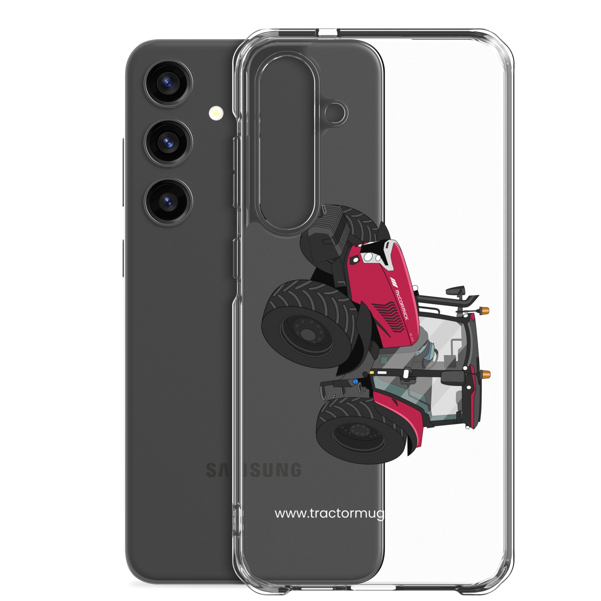 The Tractors Mugs Store McCormick X6.414 P6-Drive Clear Case for SamsungĀ® Quality Farmers Merch