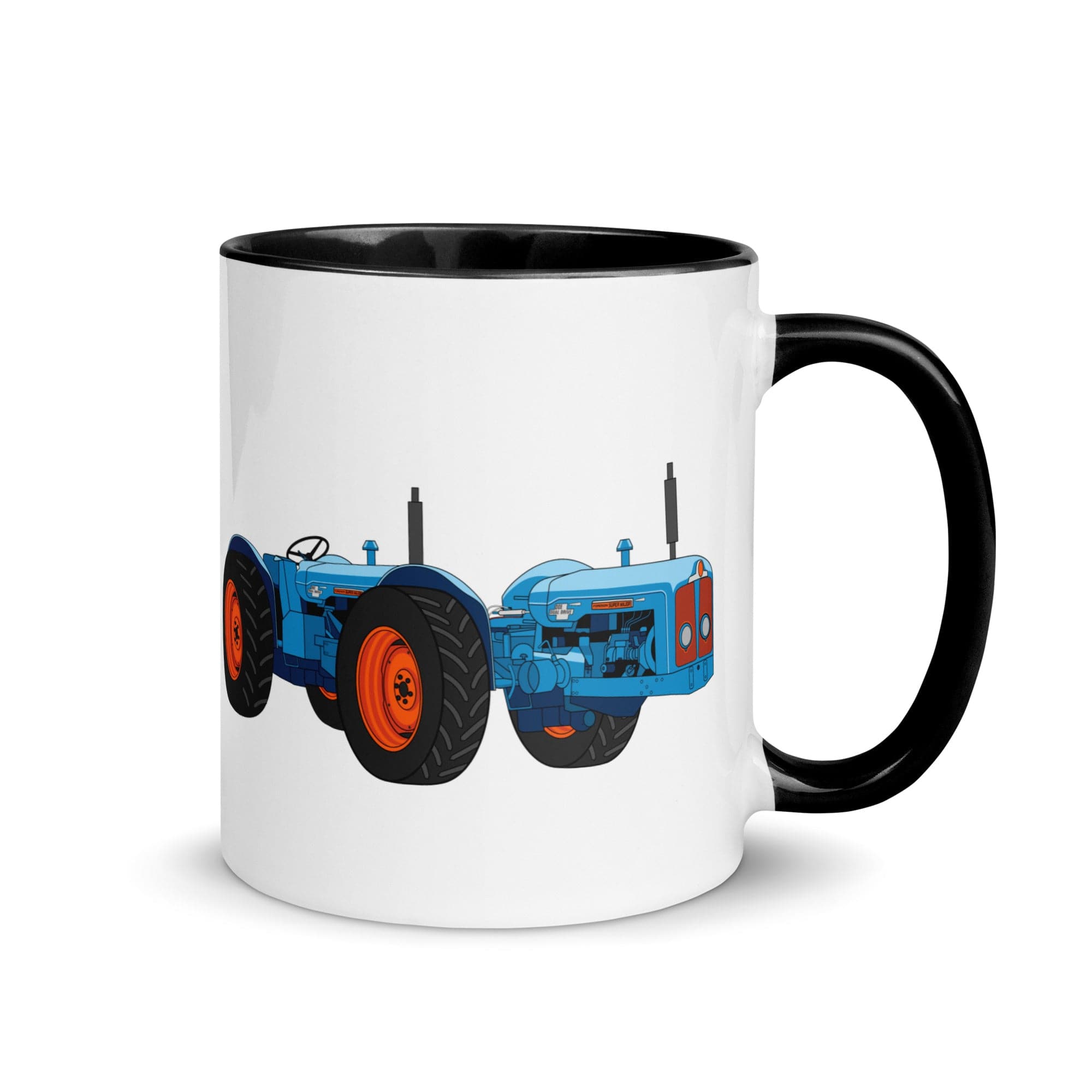 The Tractors Mugs Store Mug with Color Inside Black Doe Triple D (1962) Mug with Color Inside Quality Farmers Merch