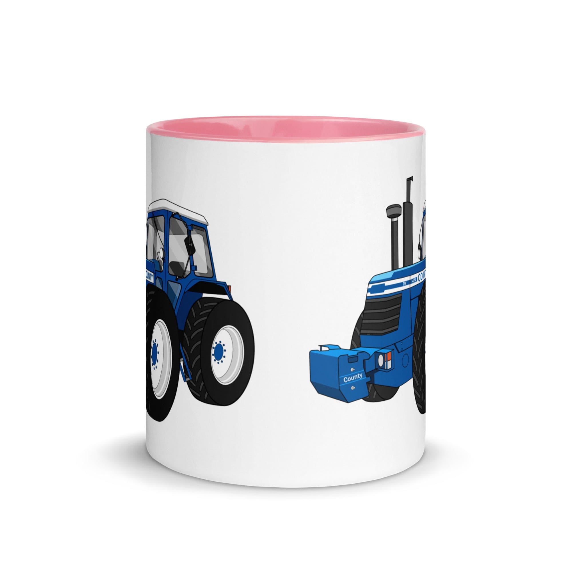 The Tractors Mugs Store Mug with Color Inside County 1474 (1982) Mug with Color Inside Quality Farmers Merch