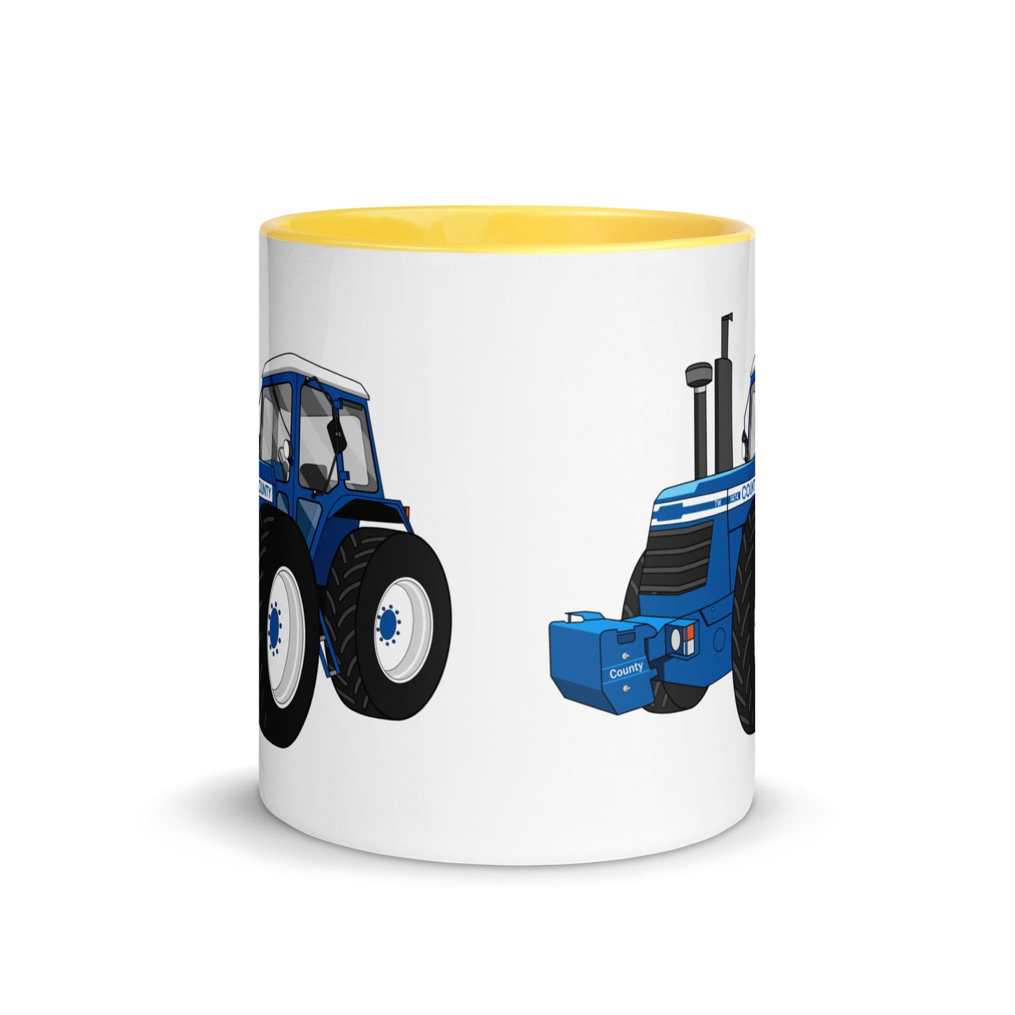 The Tractors Mugs Store Mug with Color Inside County 1474 (1982) Mug with Color Inside Quality Farmers Merch