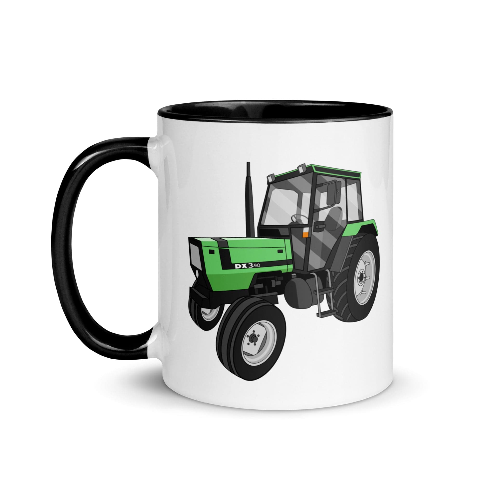 The Tractors Mugs Store Mug with Color Inside Deutz Fahr DX 3.90 Mug with Color Inside Quality Farmers Merch