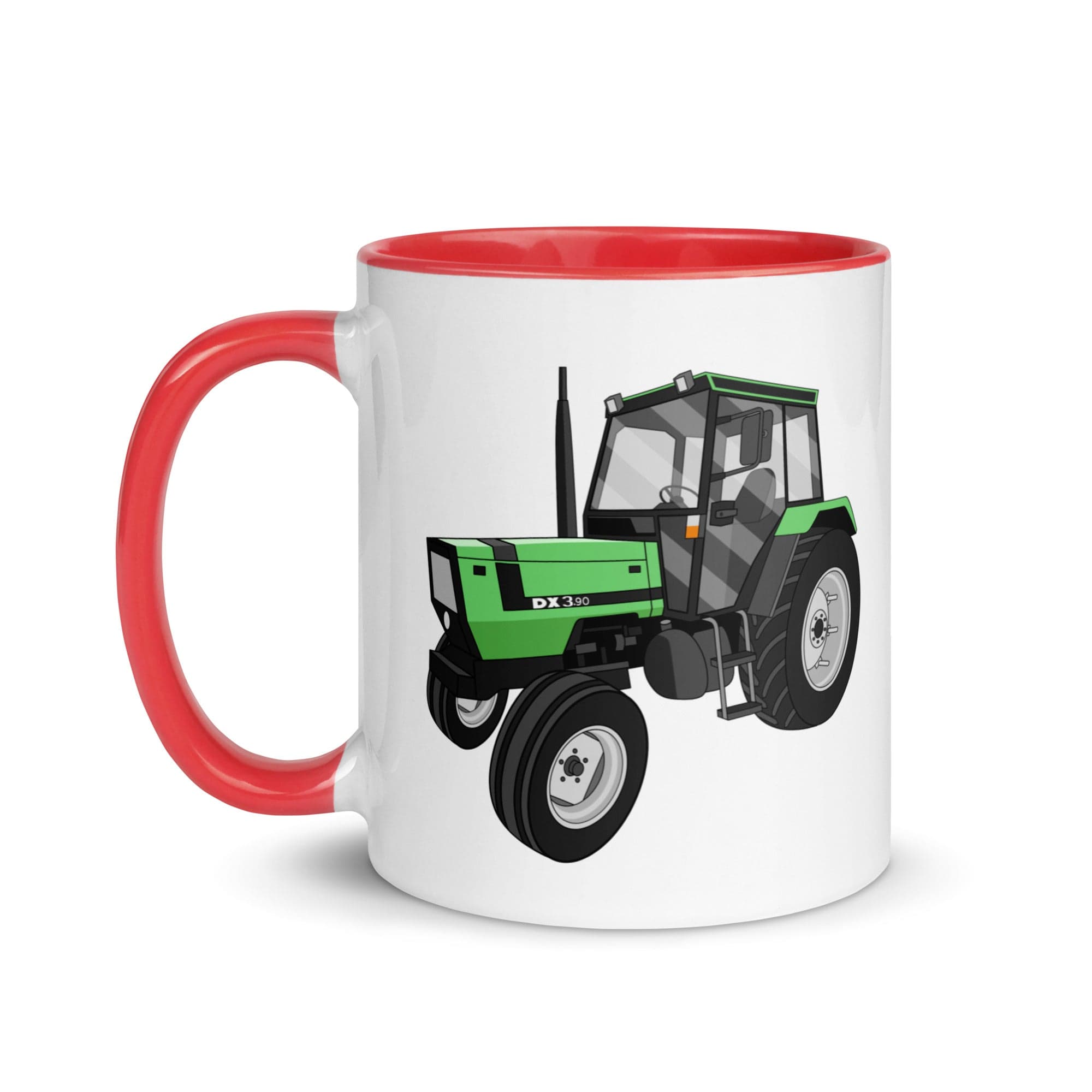The Tractors Mugs Store Mug with Color Inside Deutz Fahr DX 3.90 Mug with Color Inside Quality Farmers Merch