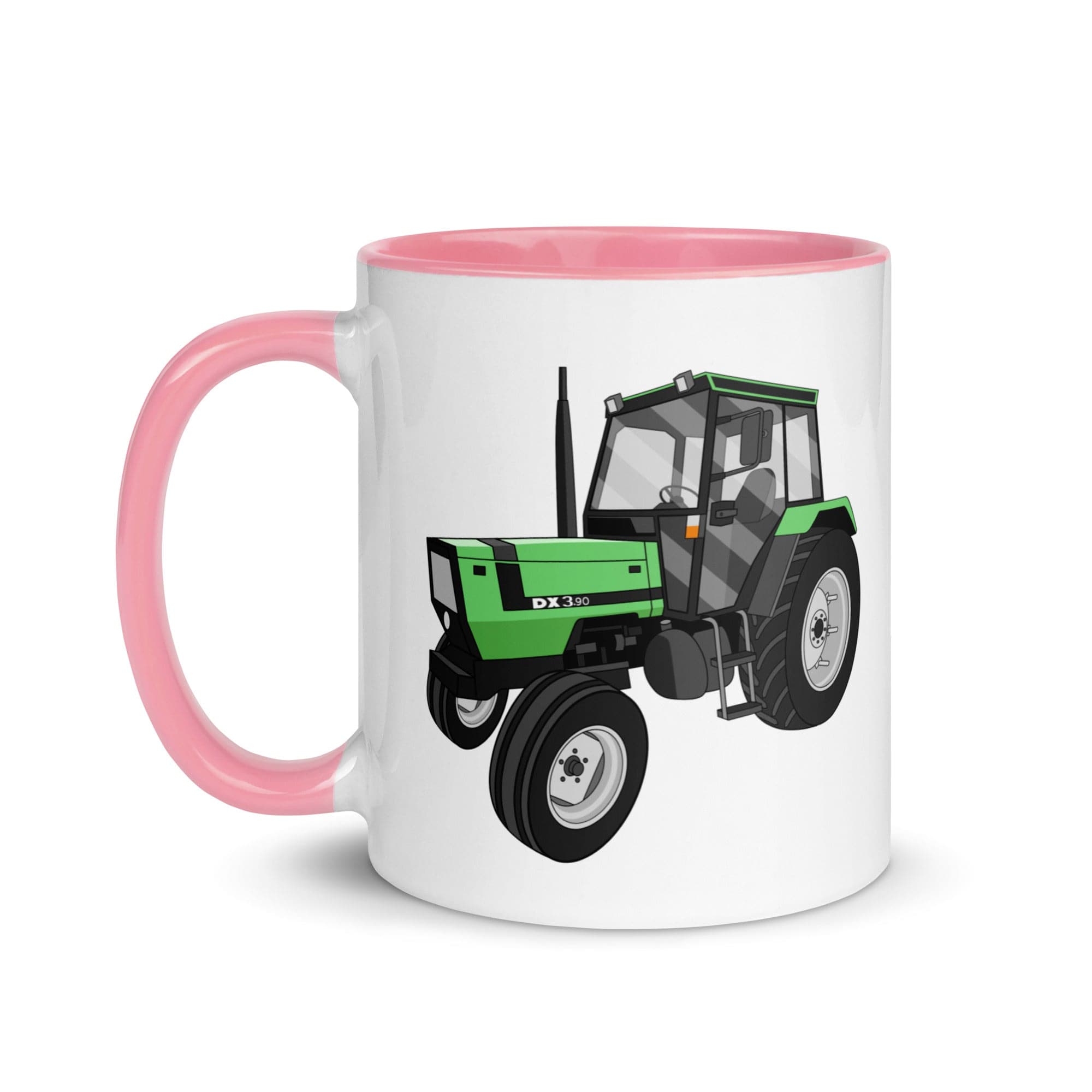 The Tractors Mugs Store Mug with Color Inside Deutz Fahr DX 3.90 Mug with Color Inside Quality Farmers Merch