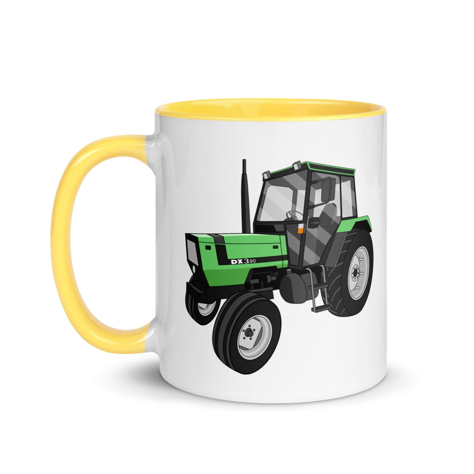 The Tractors Mugs Store Mug with Color Inside Deutz Fahr DX 3.90 Mug with Color Inside Quality Farmers Merch