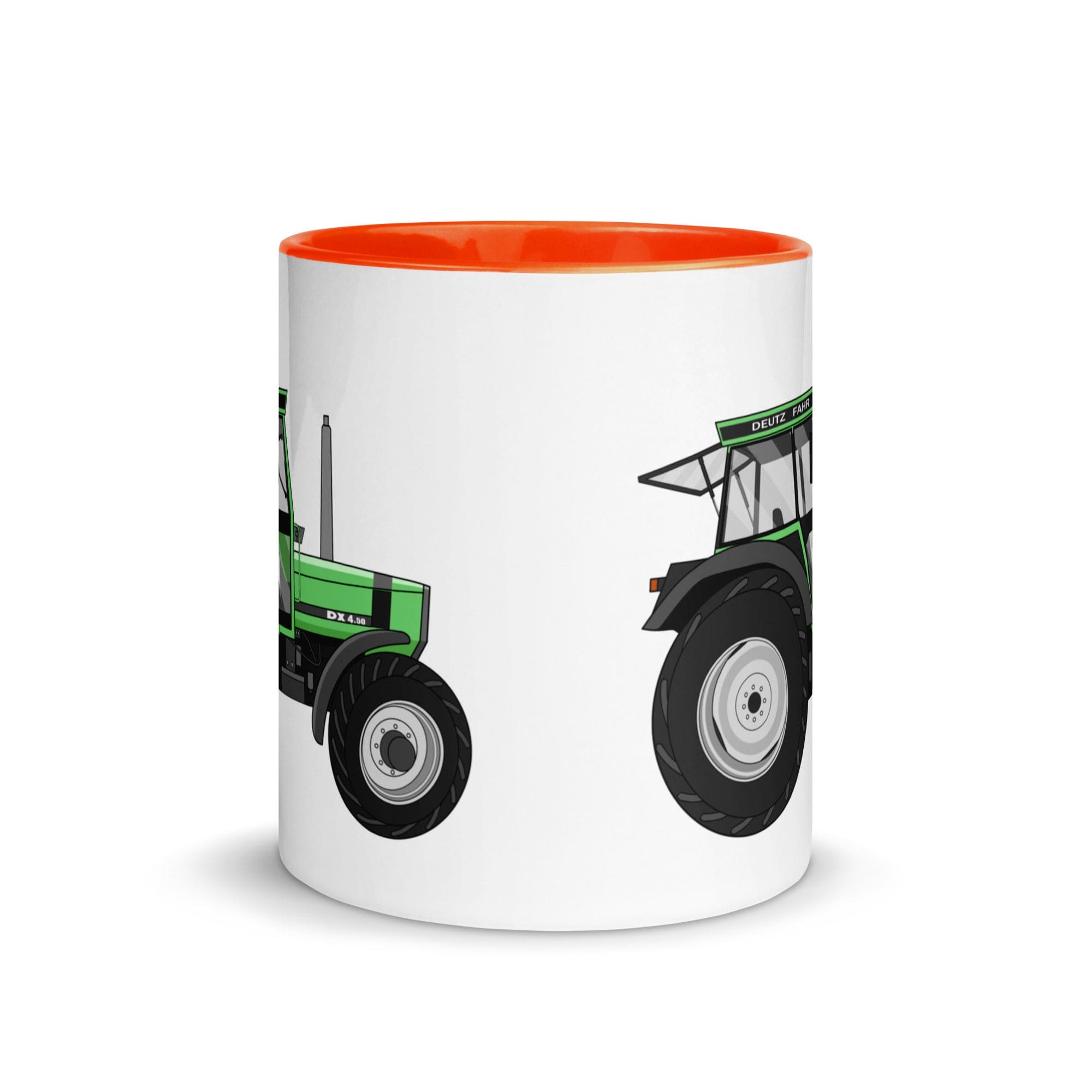 The Tractors Mugs Store Mug with Color Inside Deutz Fahr DX 4.50 Mug with Color Inside Quality Farmers Merch