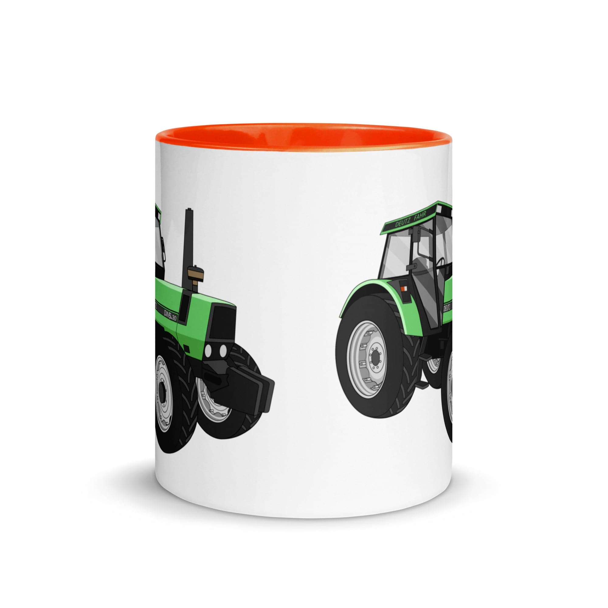 The Tractors Mugs Store Mug with Color Inside Deutz Fahr DX 6.30 Mug with Color Inside Quality Farmers Merch