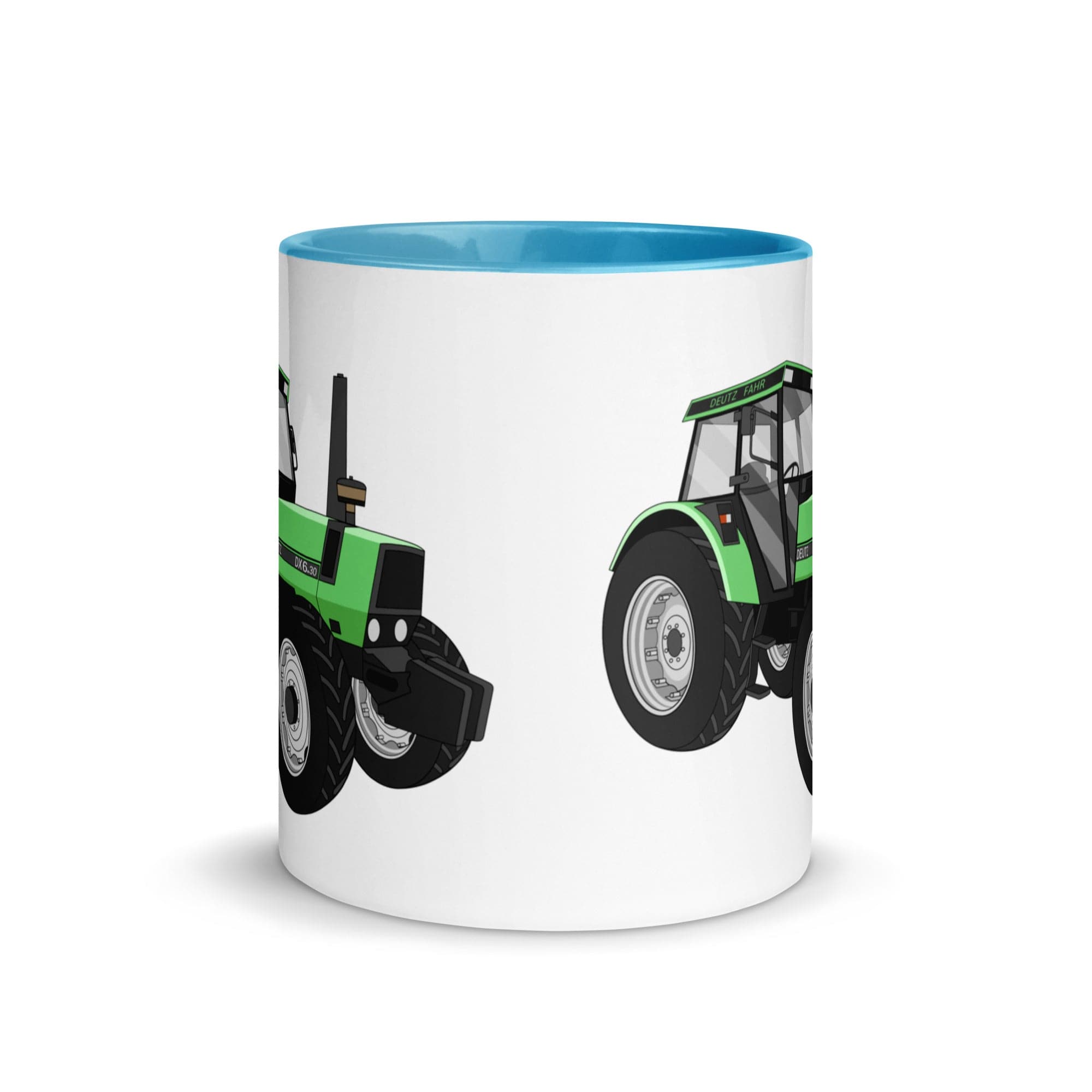 The Tractors Mugs Store Mug with Color Inside Deutz Fahr DX 6.30 Mug with Color Inside Quality Farmers Merch
